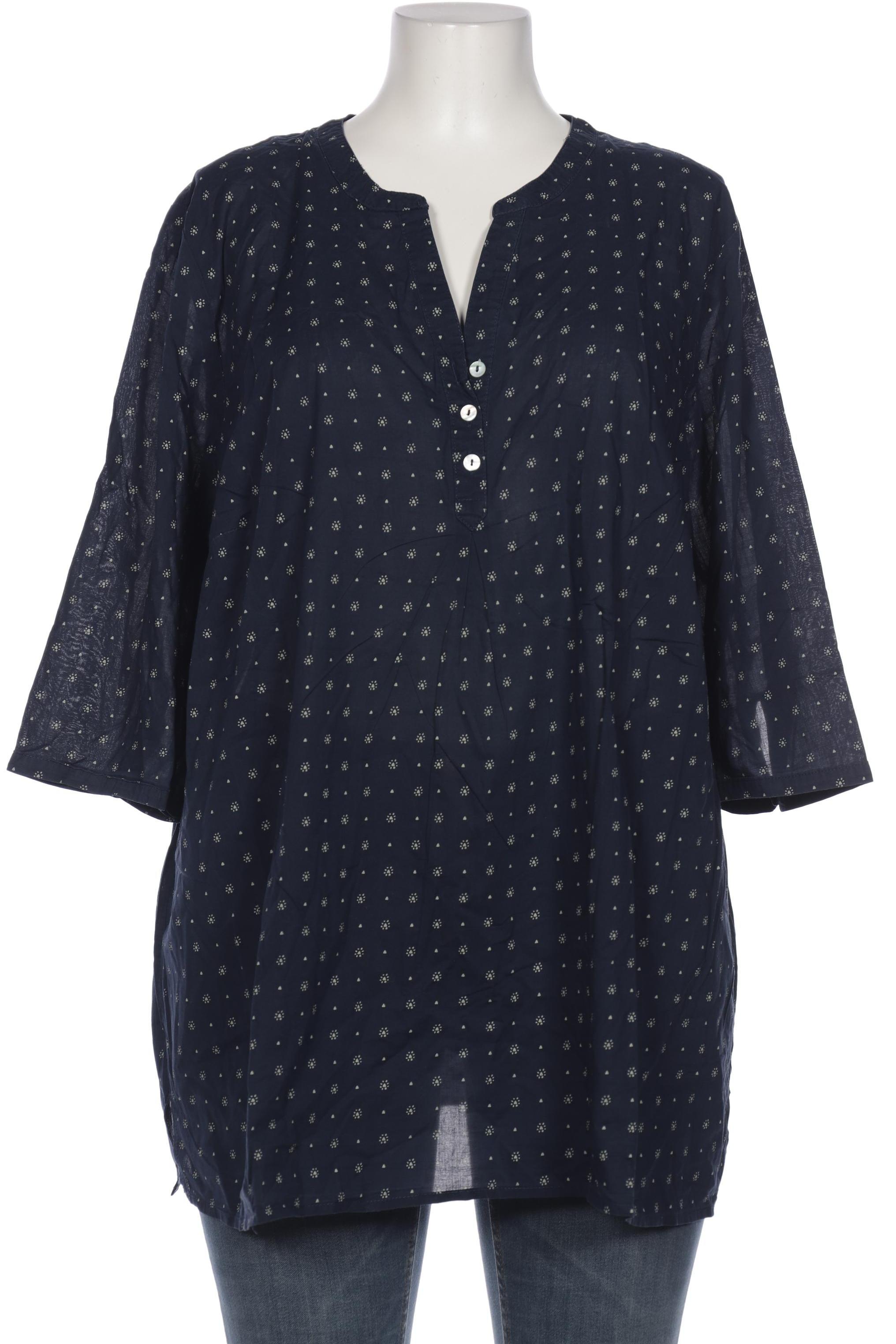 

Happy Size Damen Bluse, marineblau, Gr. 52