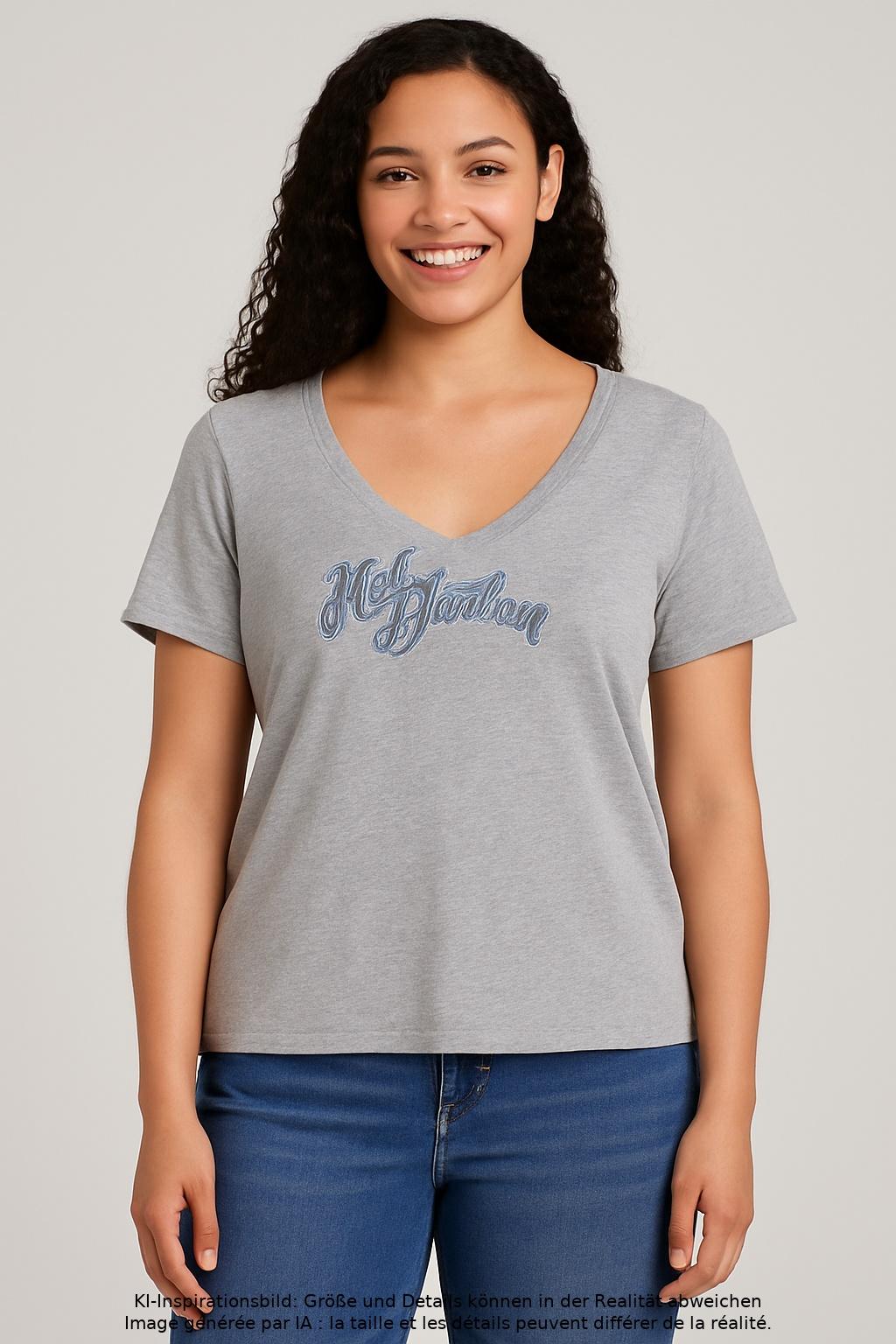 

Harley Davidson Damen T-Shirt, grau, Gr. 44