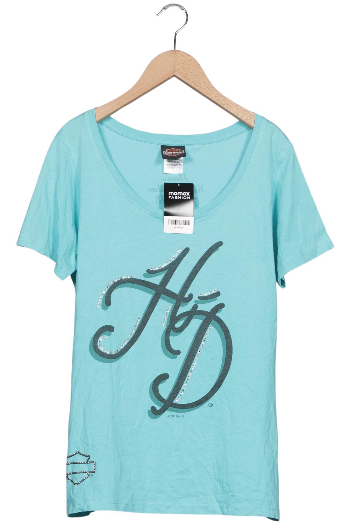 Thumbnail - Harley Davidson Damen T-Shirt, blau, Gr. 42