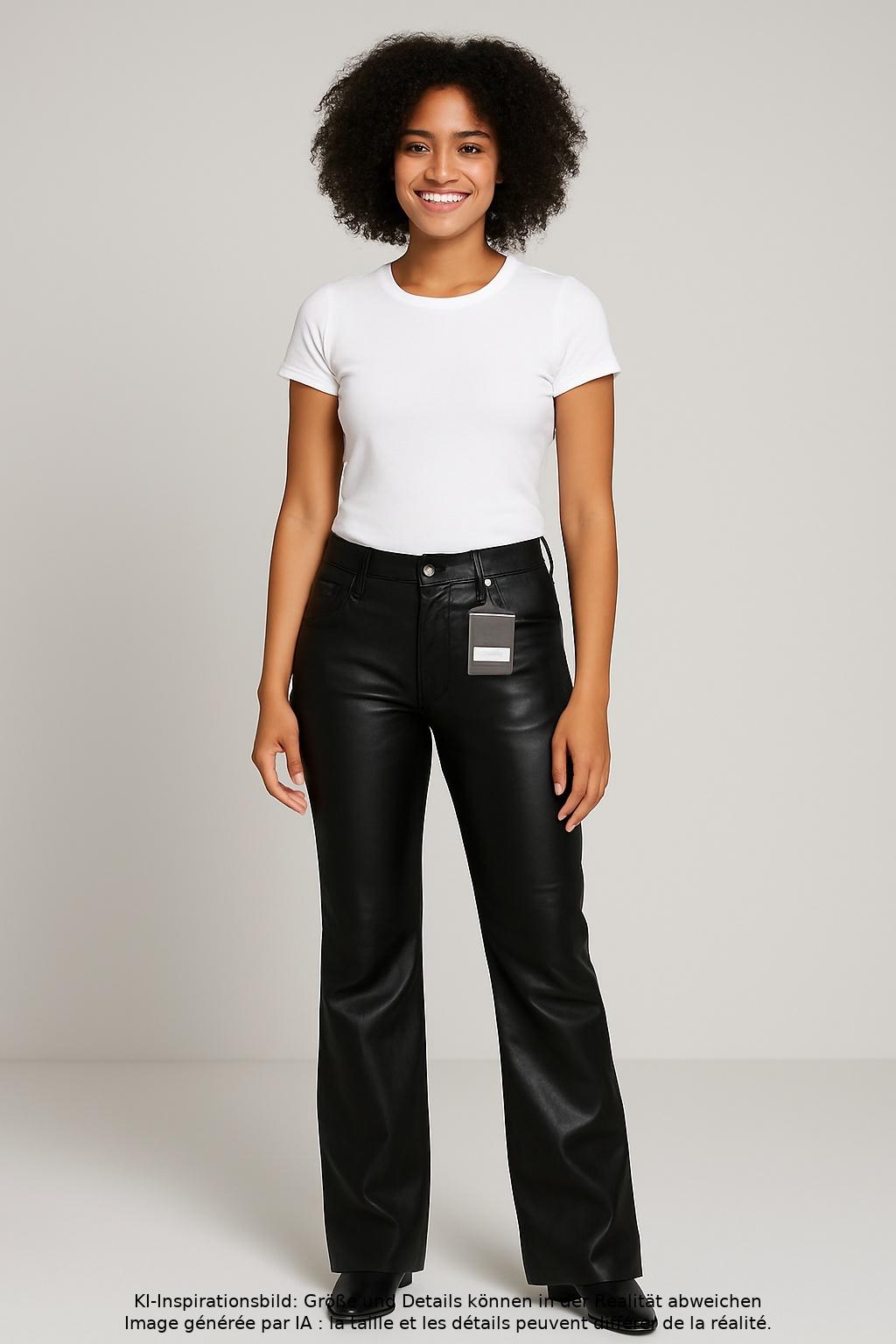 

Harley Davidson Damen Stoffhose, schwarz, Gr. 31