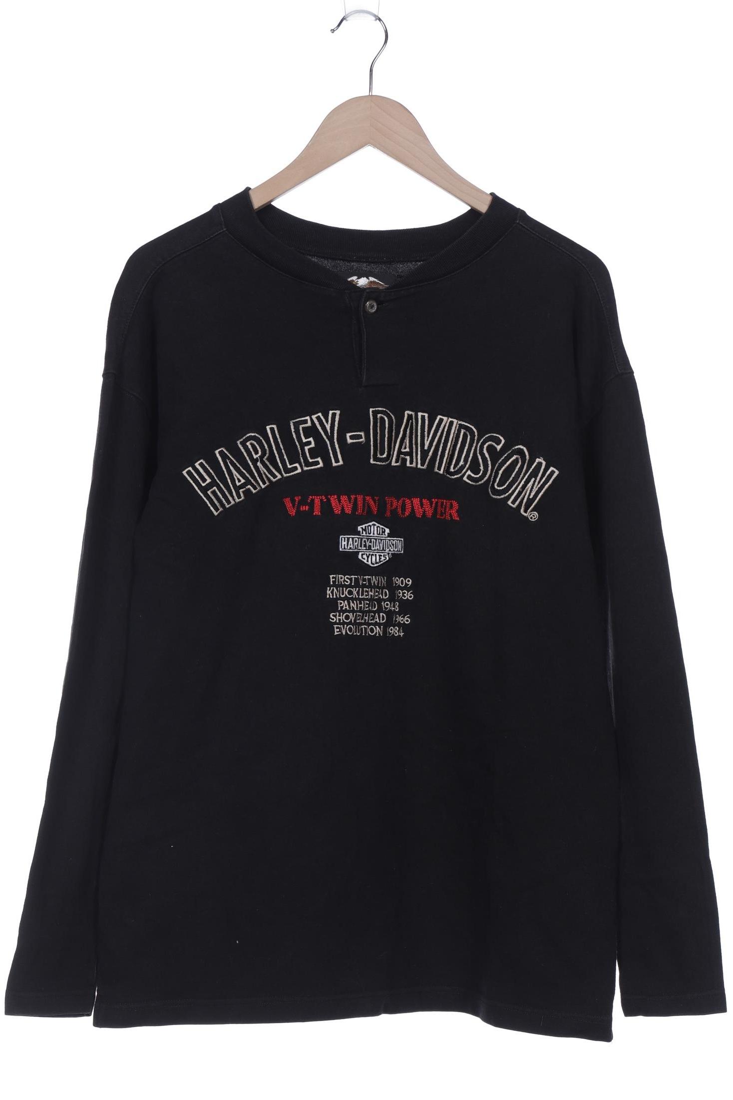 

Harley Davidson Herren Langarmshirt, schwarz, Gr. 48