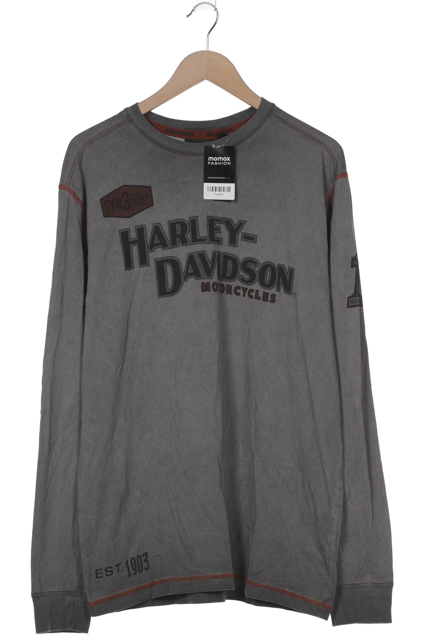 

Harley Davidson Herren Langarmshirt, grau, Gr. 52
