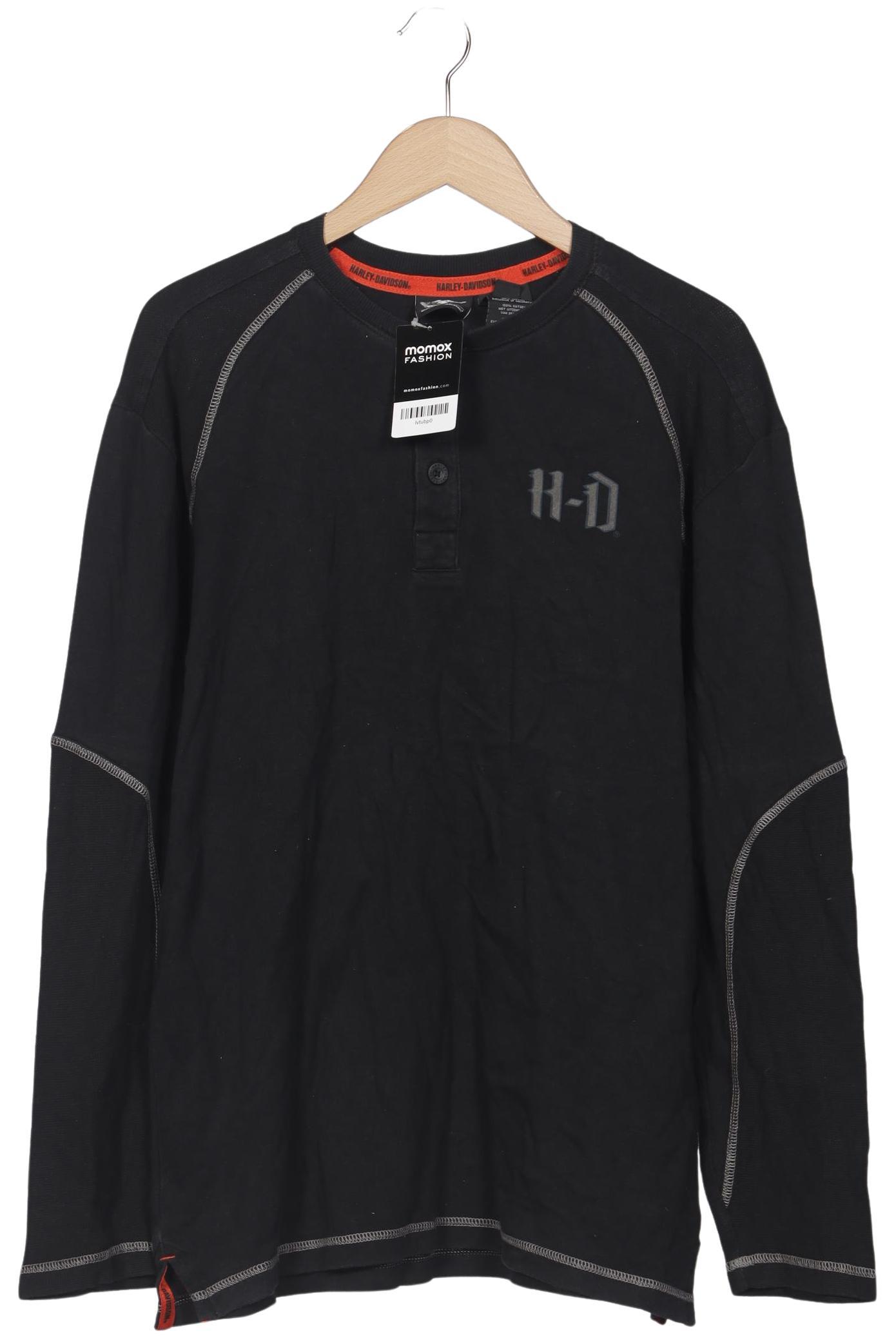 Thumbnail - Harley Davidson Herren Langarmshirt, schwarz, Gr. 48