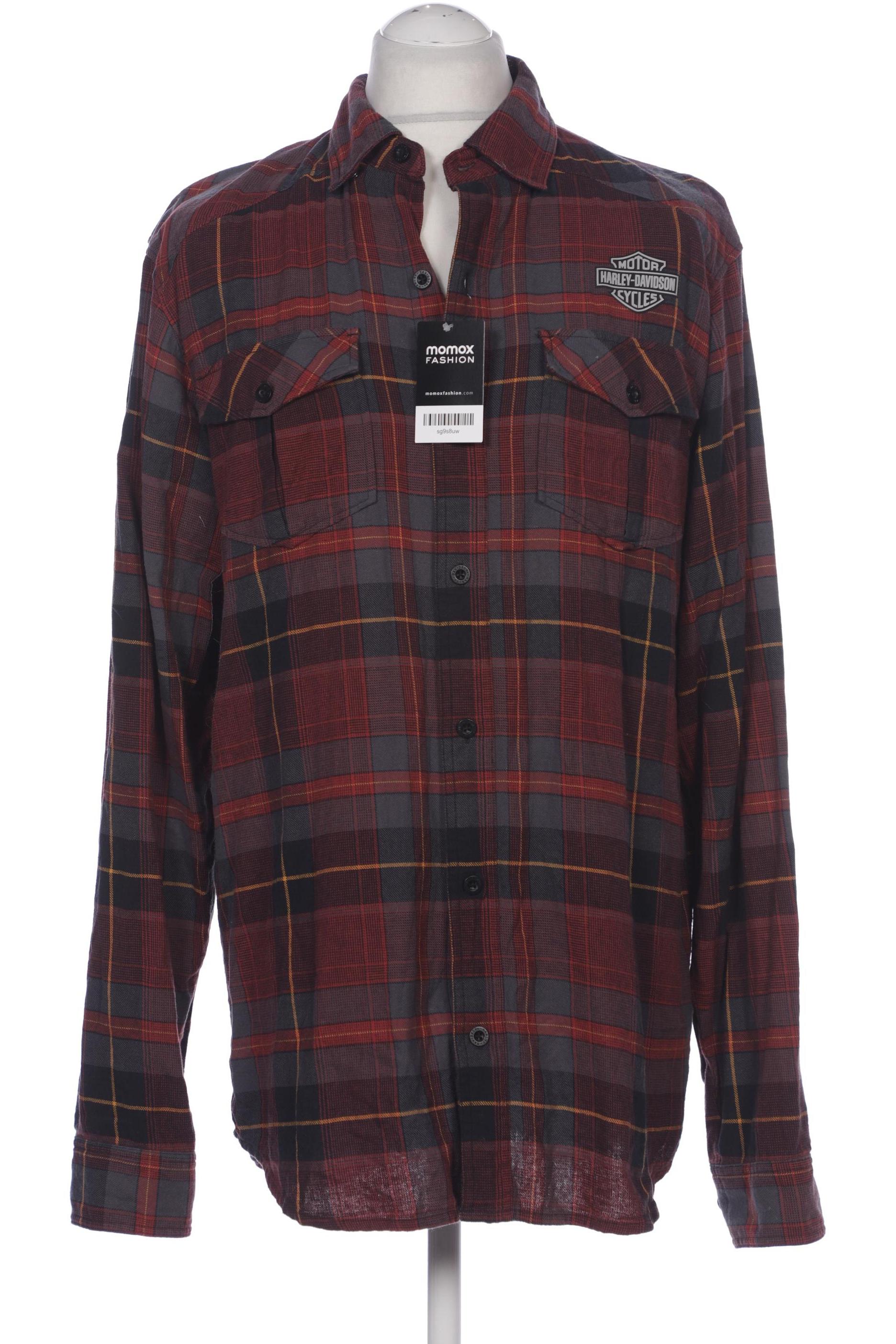 

Harley Davidson Herren Hemd, bordeaux, Gr. 52