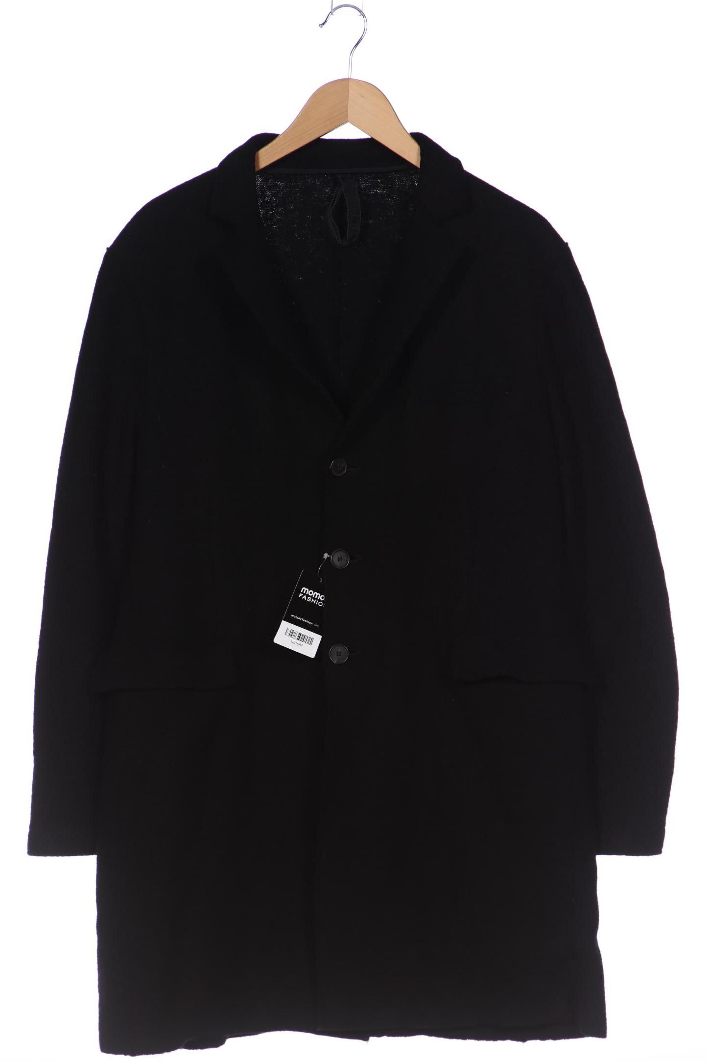 

Harris Wharf London Herren Mantel, schwarz, Gr. 50