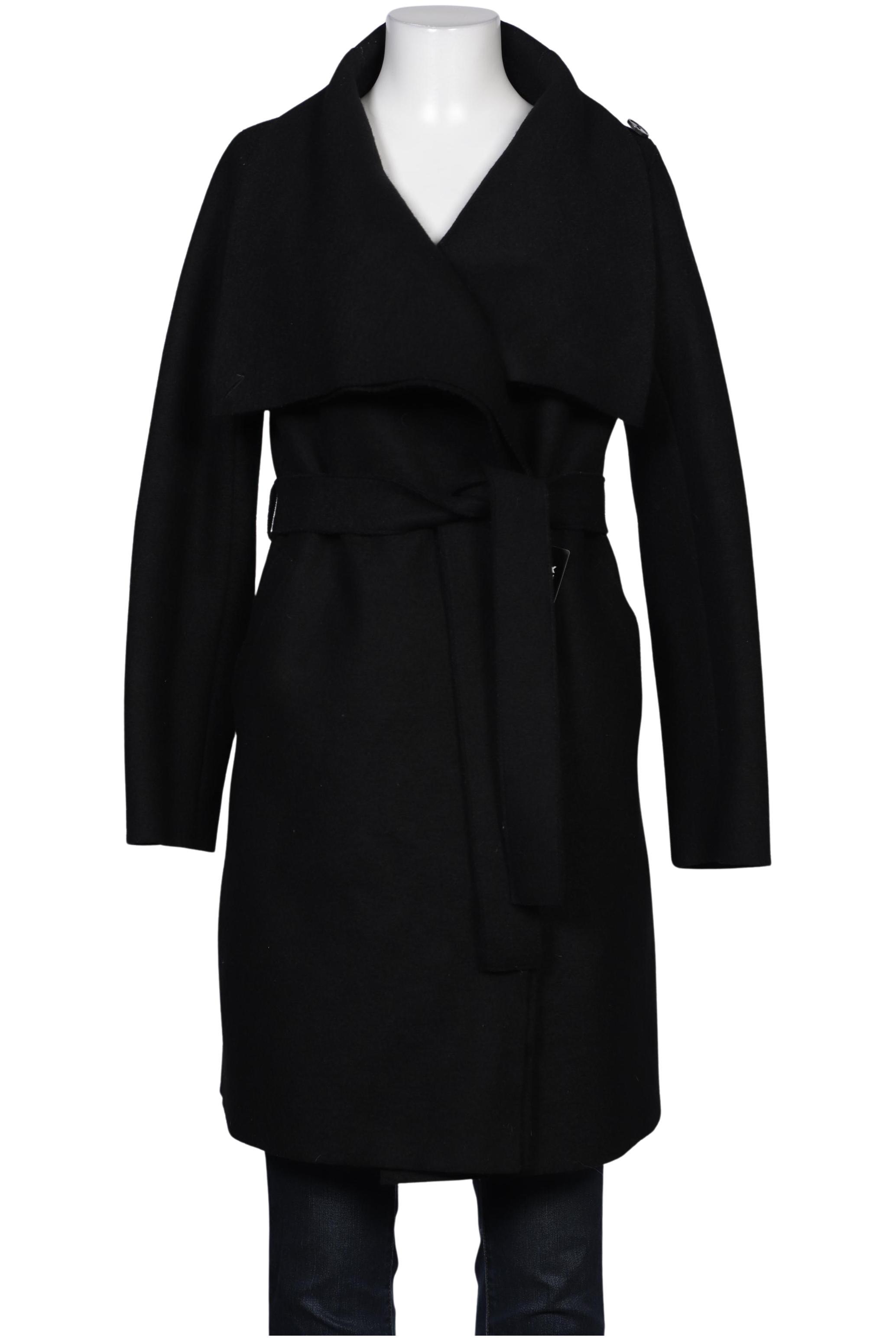 

Harris Wharf London Damen Mantel, schwarz, Gr. 38