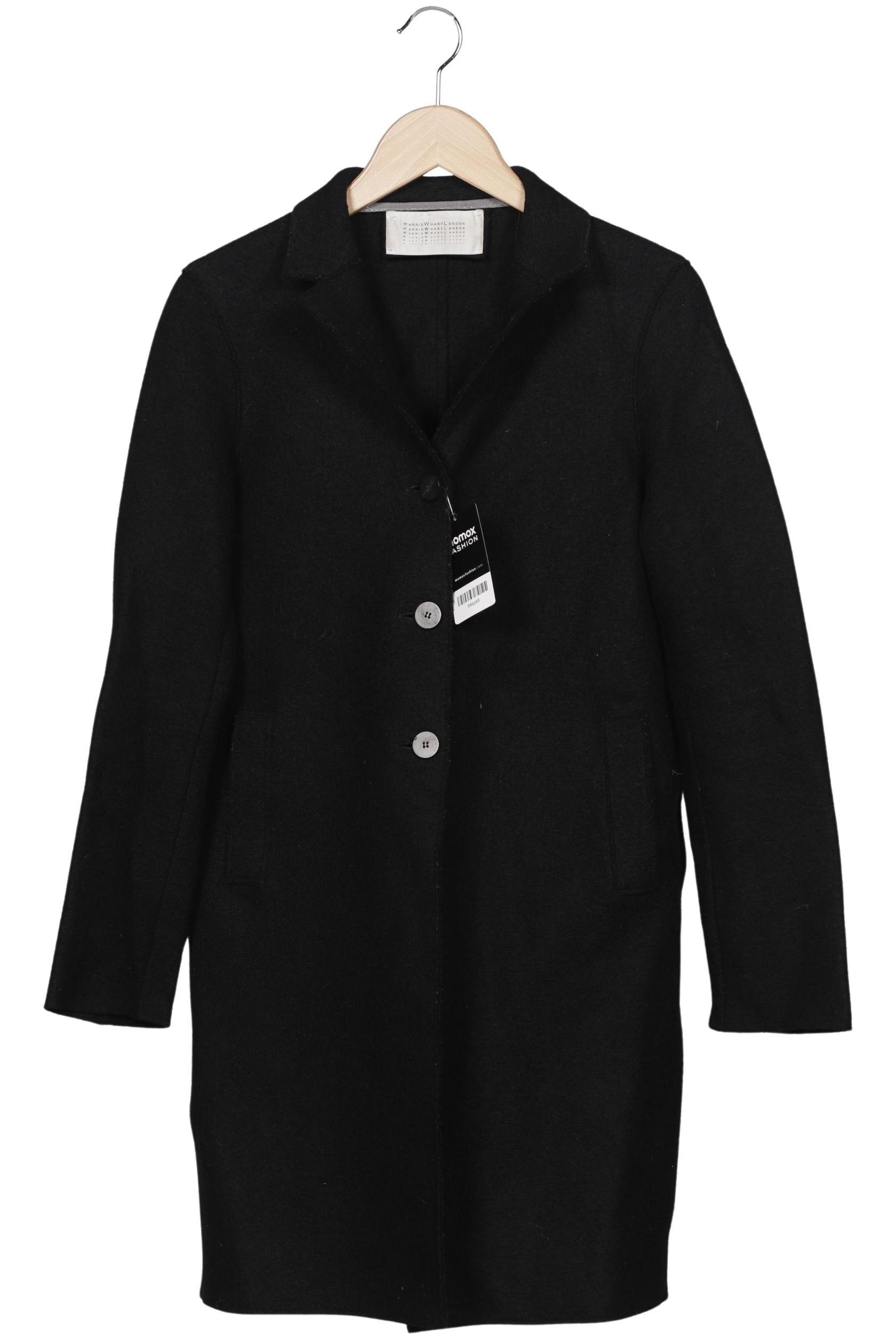 

Harris Wharf London Damen Mantel, schwarz, Gr. 42