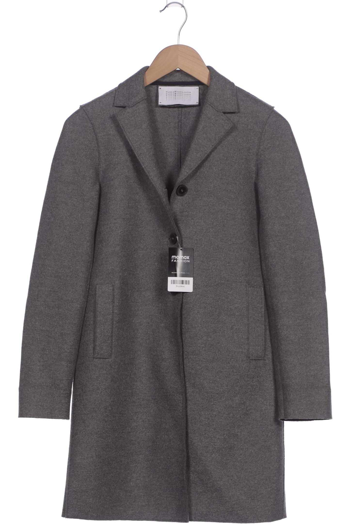 

Harris Wharf London Damen Mantel, grau, Gr. 40