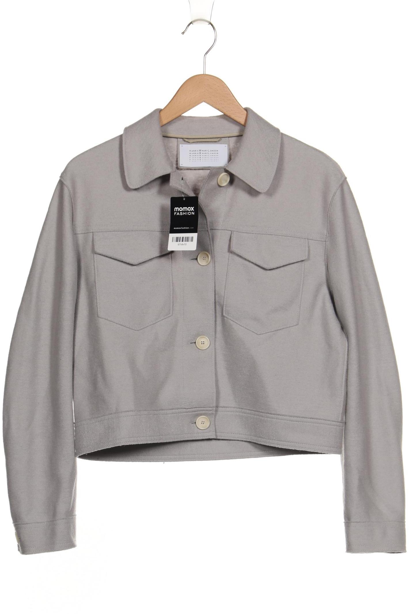 

Harris Wharf London Damen Jacke, grau, Gr. 42