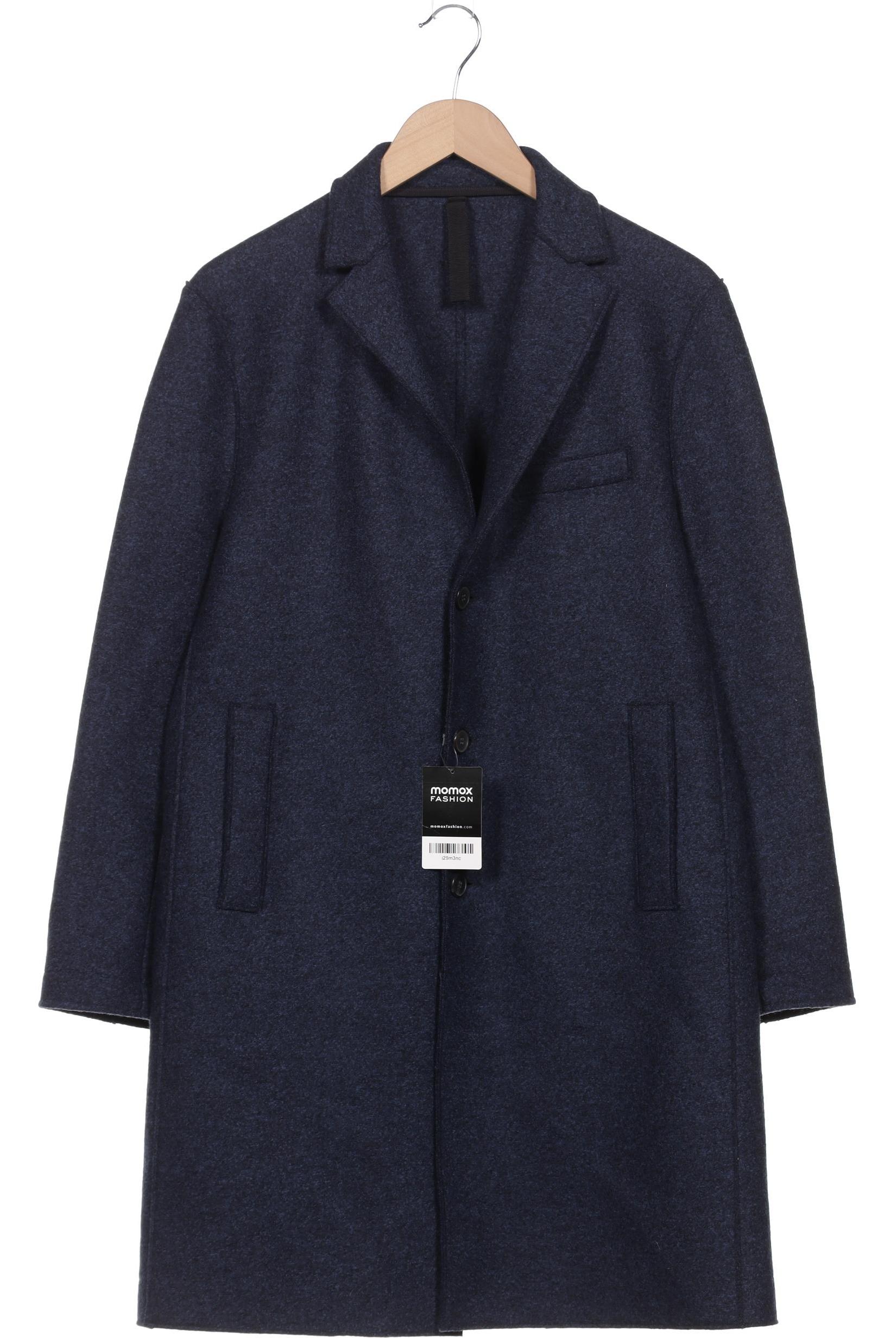 

Harris Wharf London Herren Mantel, marineblau, Gr. 50