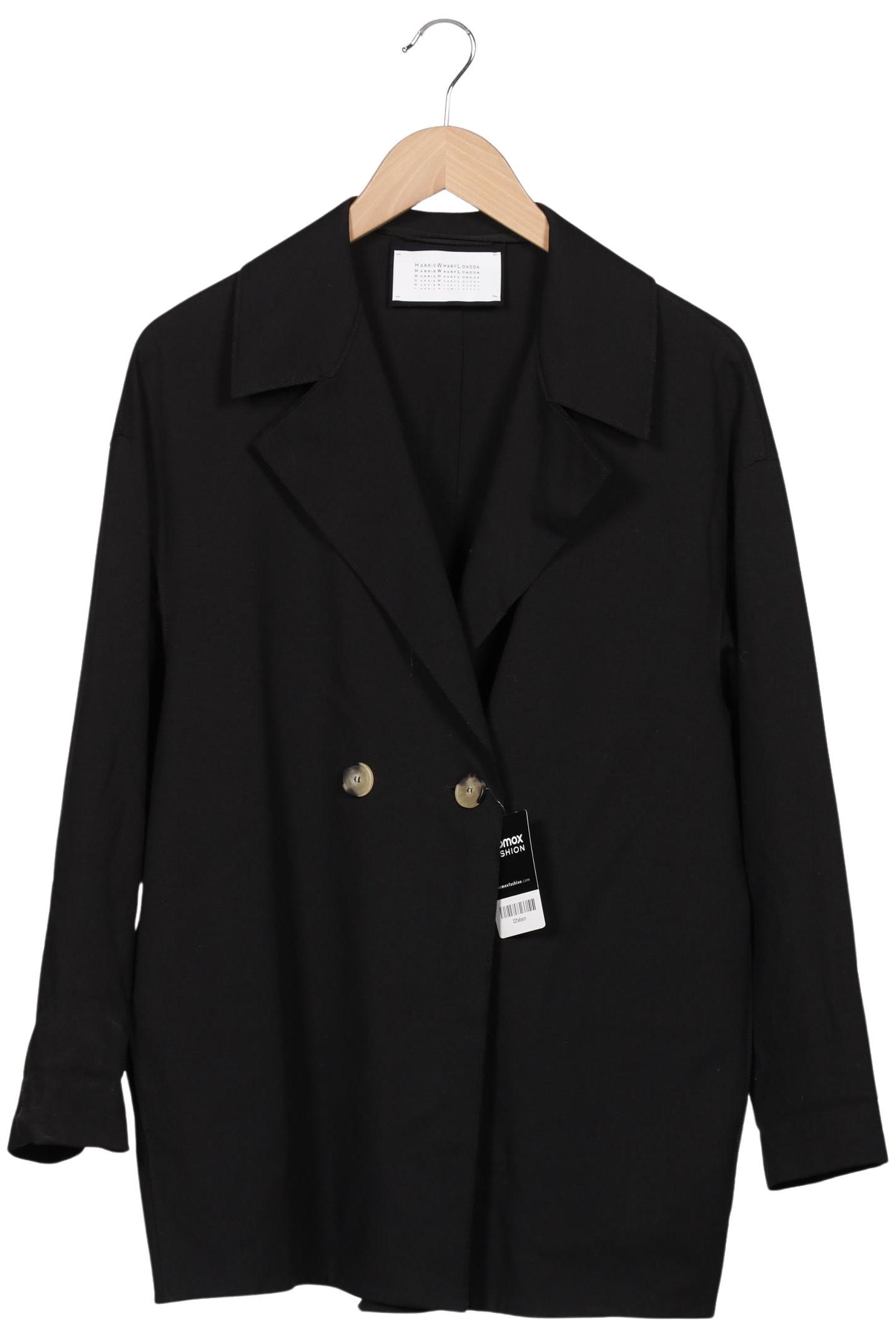 

Harris Wharf London Damen Mantel, schwarz, Gr. 42
