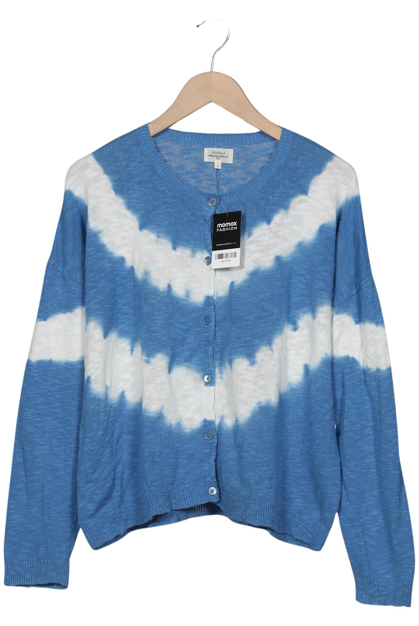 Thumbnail - Hartford Damen Strickjacke, blau, Gr. 40
