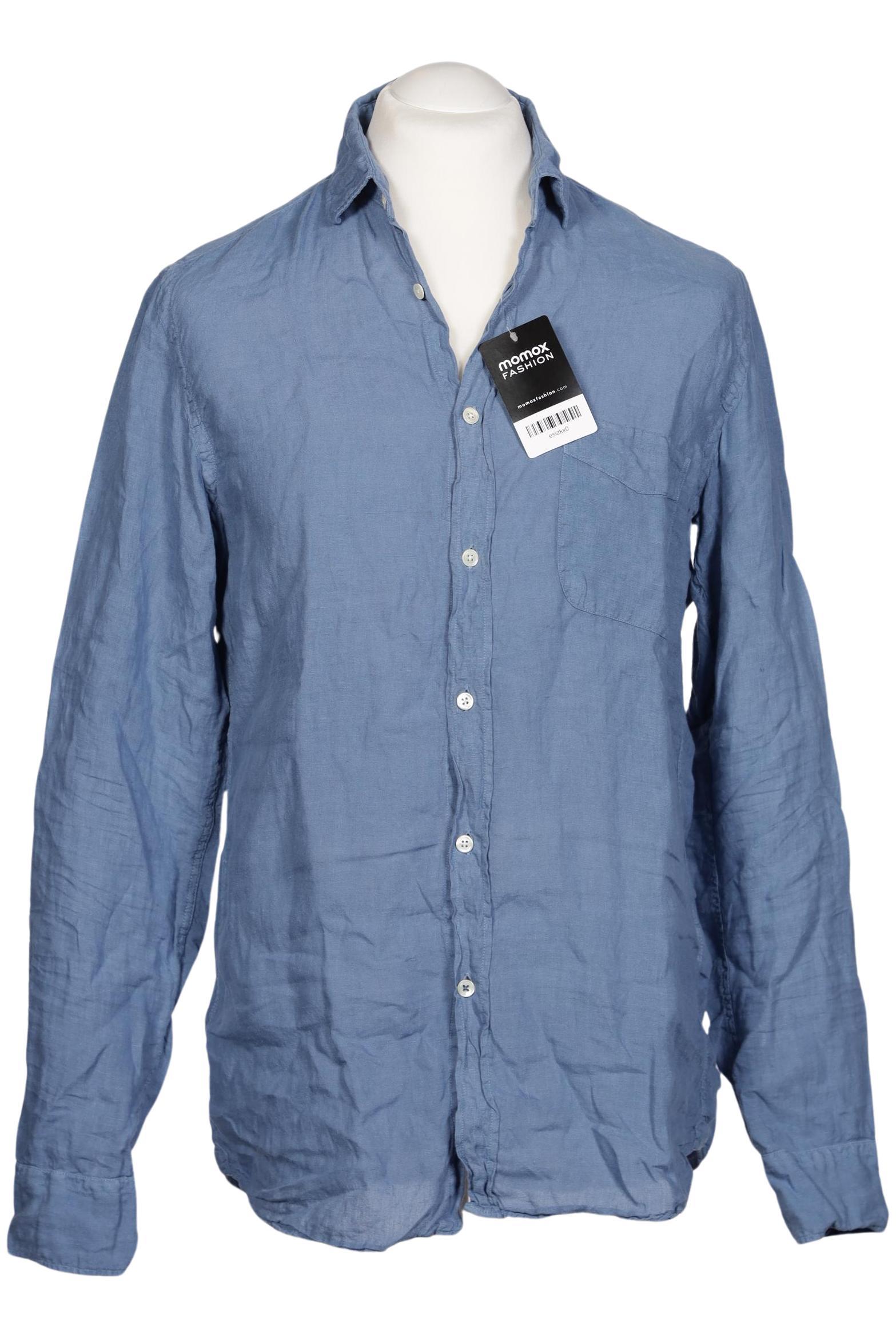 Thumbnail - Hartford Herren Hemd, blau, Gr. 48