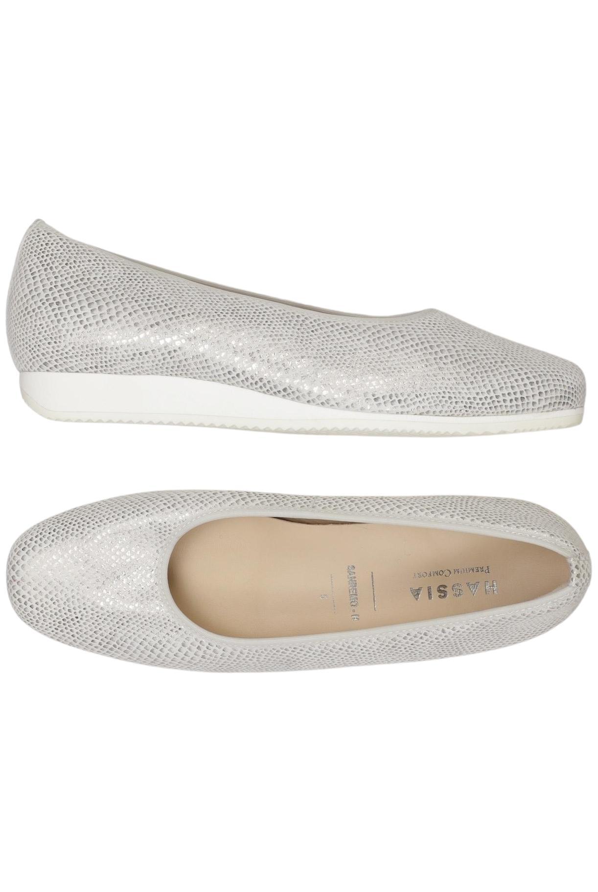

Hassia Damen Ballerinas, silber, Gr. 5