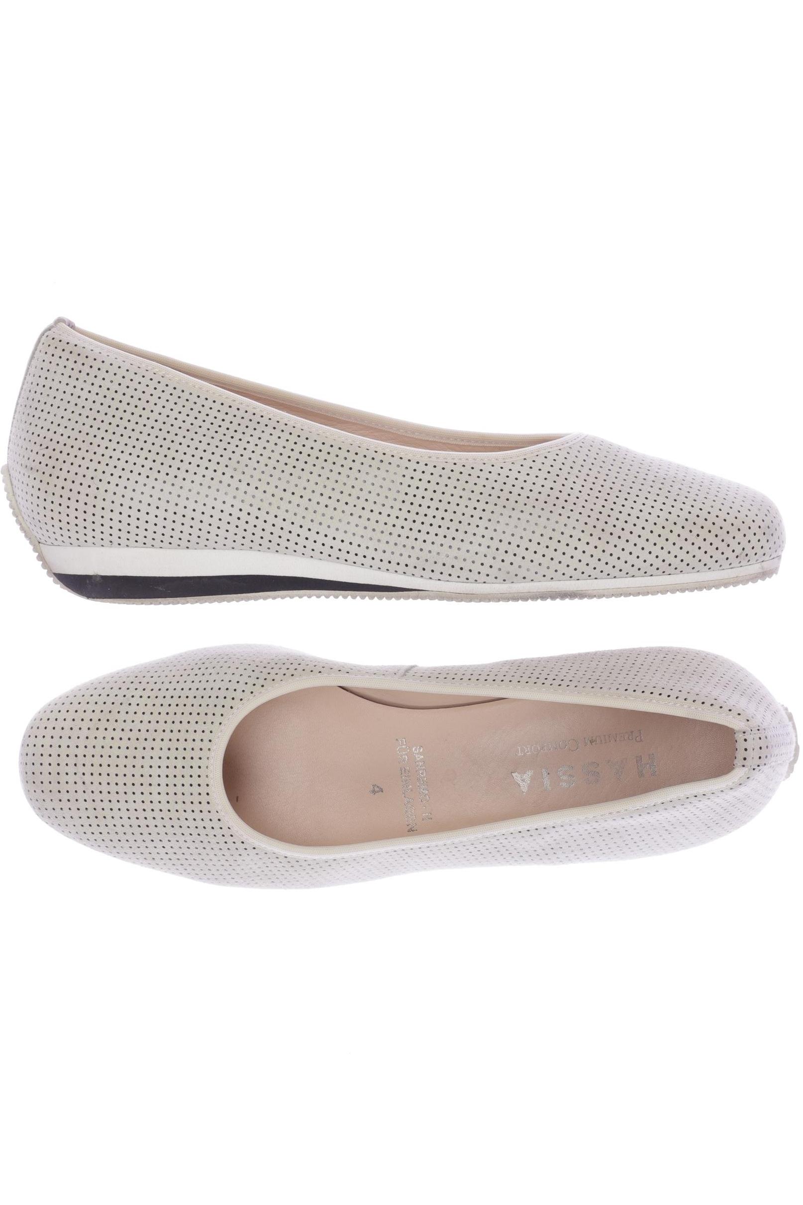 

Hassia Damen Ballerinas, cremeweiß, Gr. 4