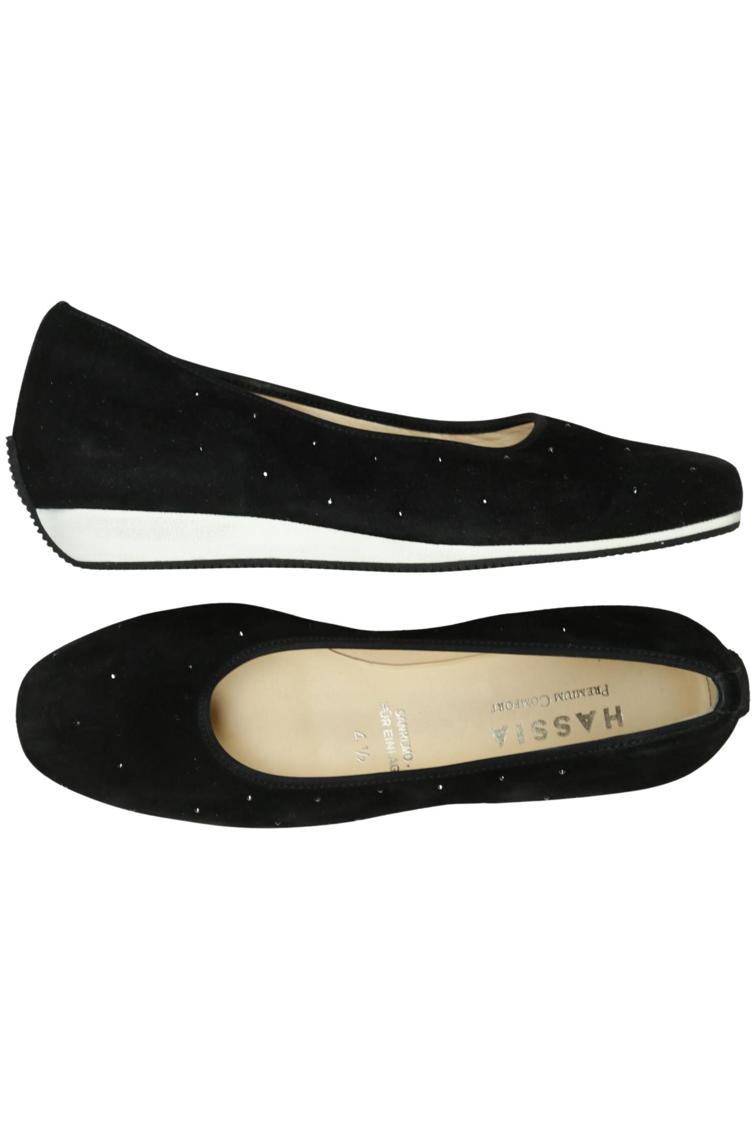 

Hassia Damen Ballerinas, schwarz, Gr. 4.5