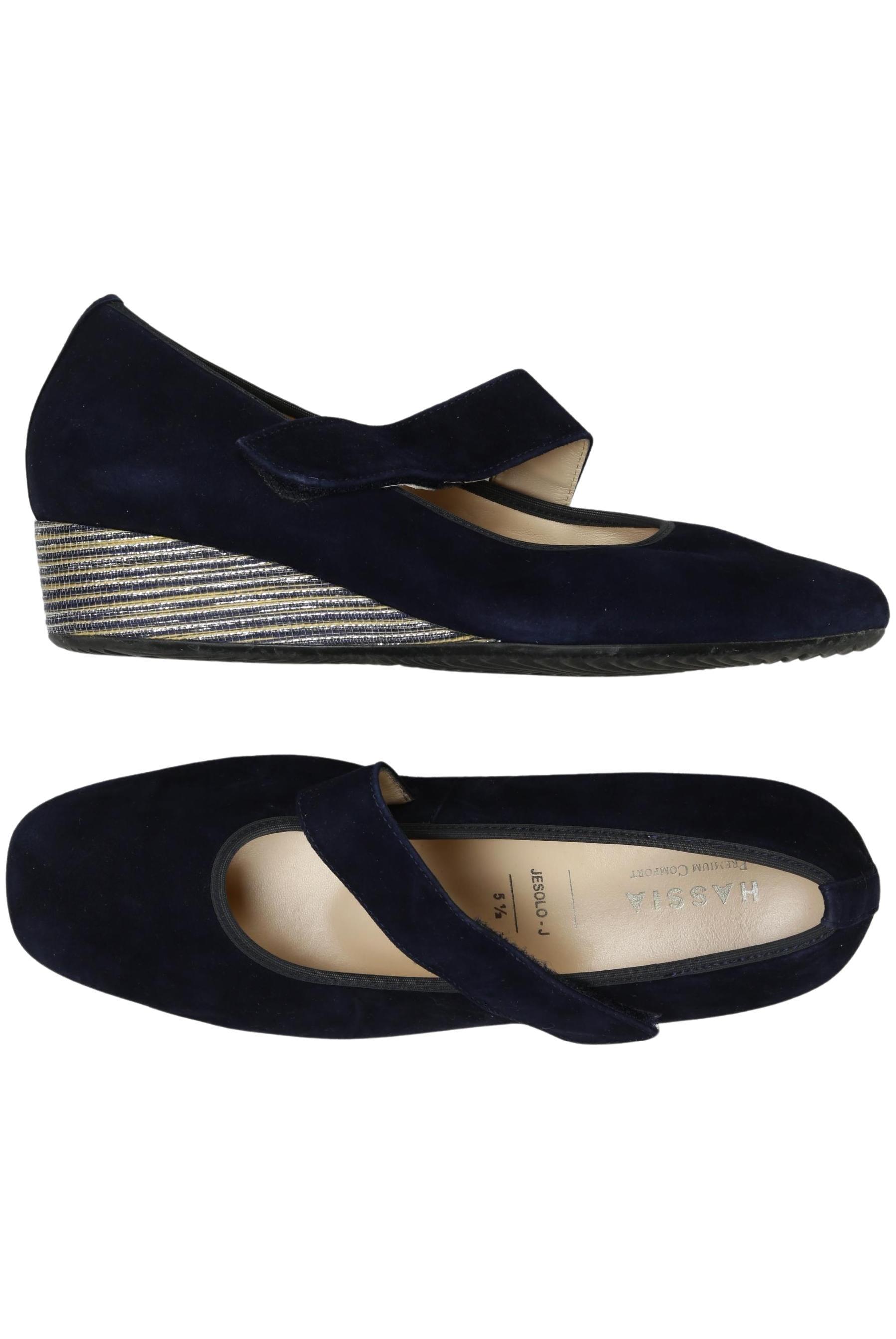 

Hassia Damen Ballerinas, marineblau, Gr. 5.5