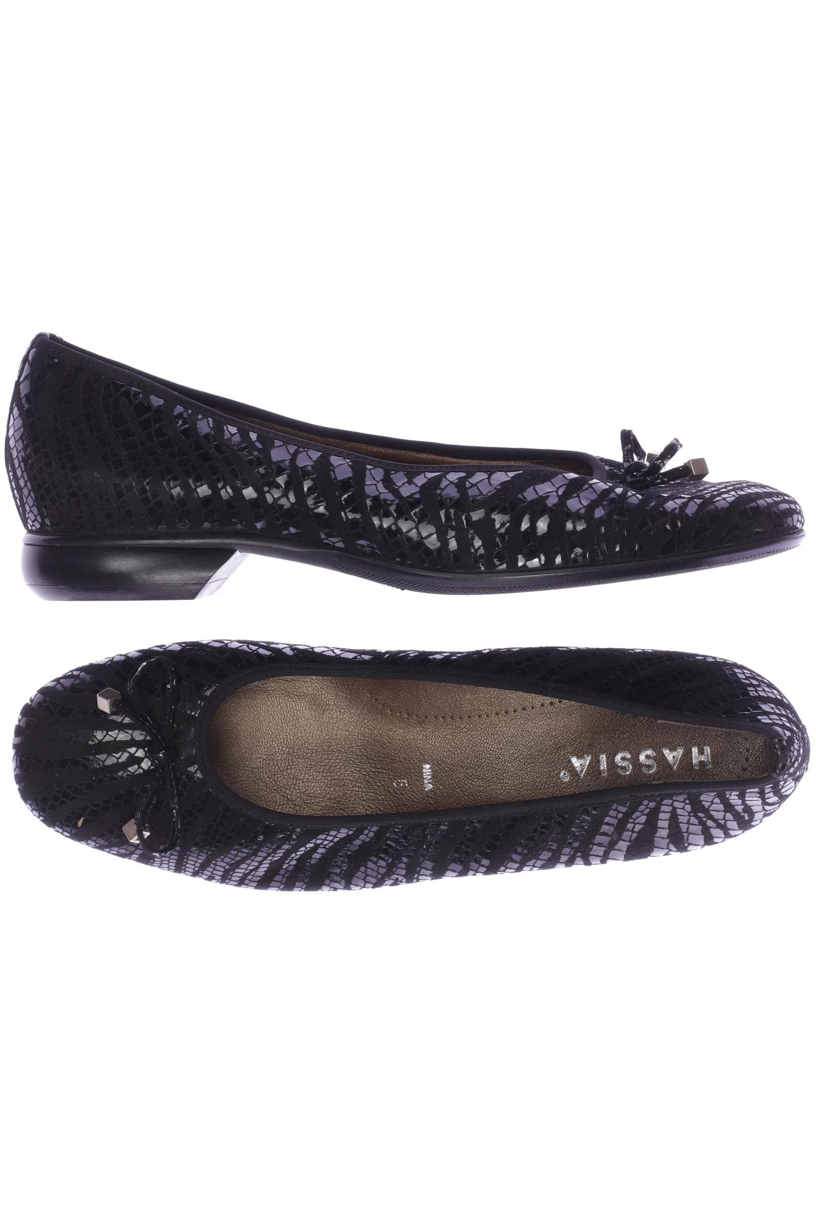 

Hassia Damen Ballerinas, schwarz, Gr. 6
