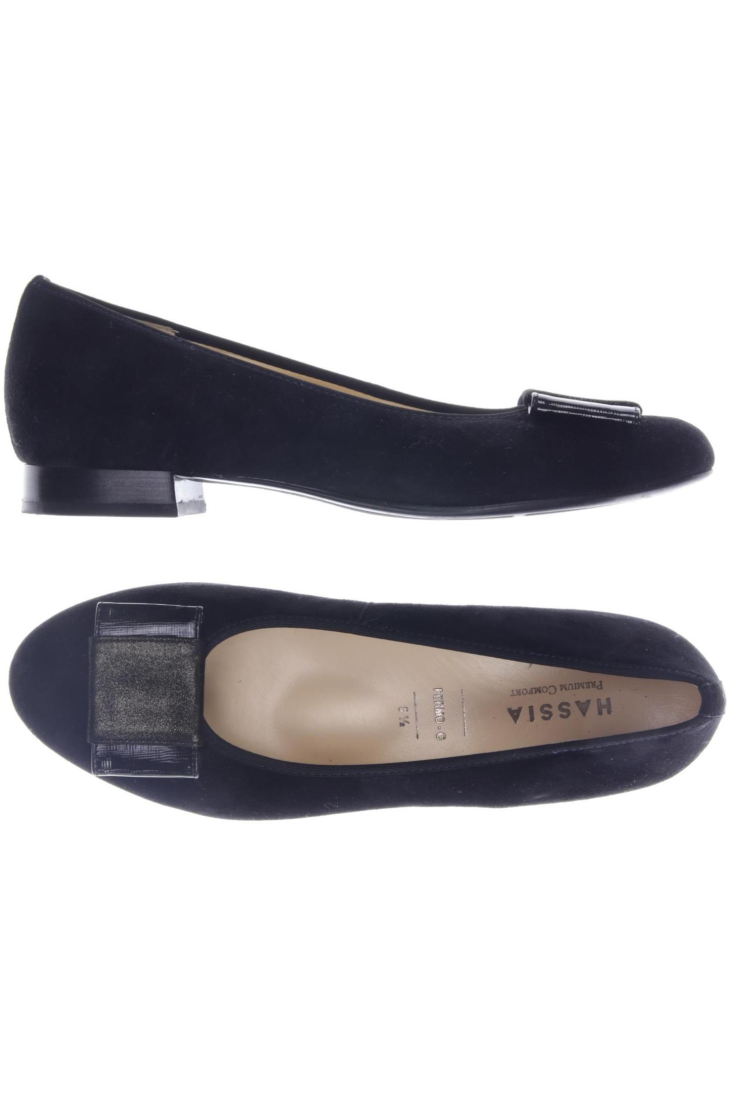 

Hassia Damen Ballerinas, schwarz, Gr. 5.5