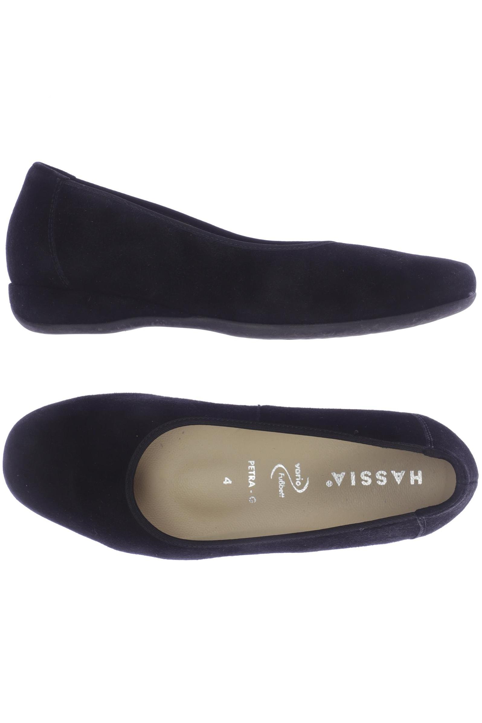 

Hassia Damen Ballerinas, schwarz, Gr. 4