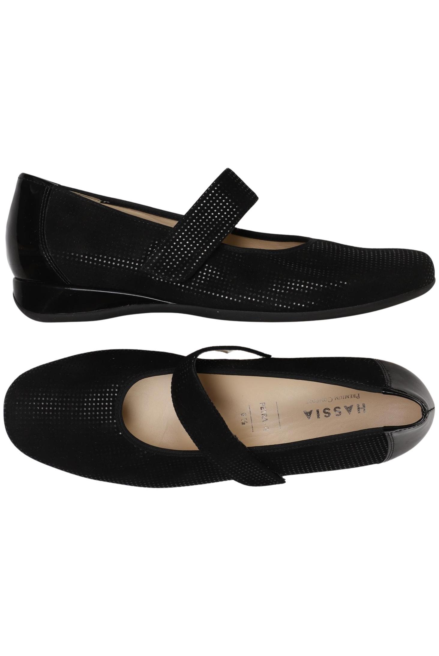 

Hassia Damen Ballerinas, schwarz, Gr. 6.5