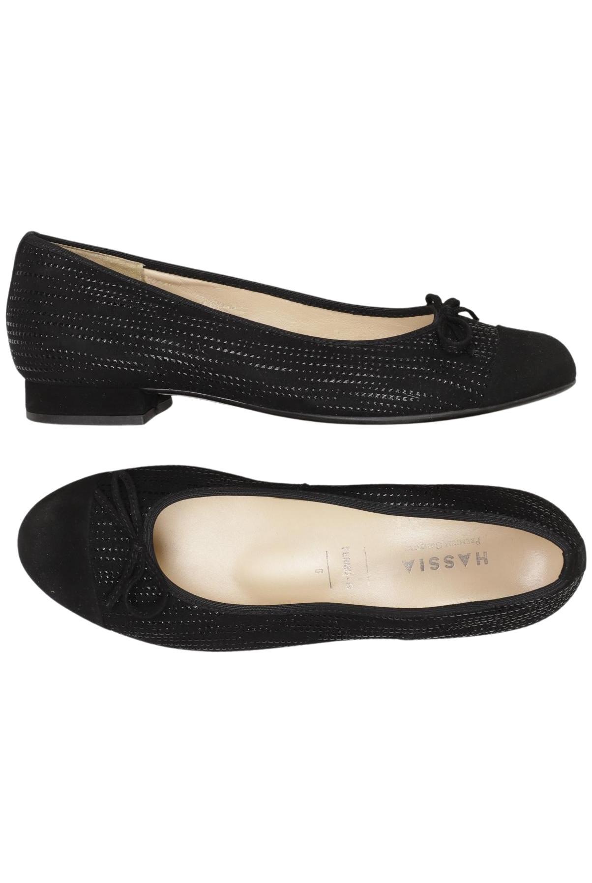 

Hassia Damen Ballerinas, schwarz, Gr. 5