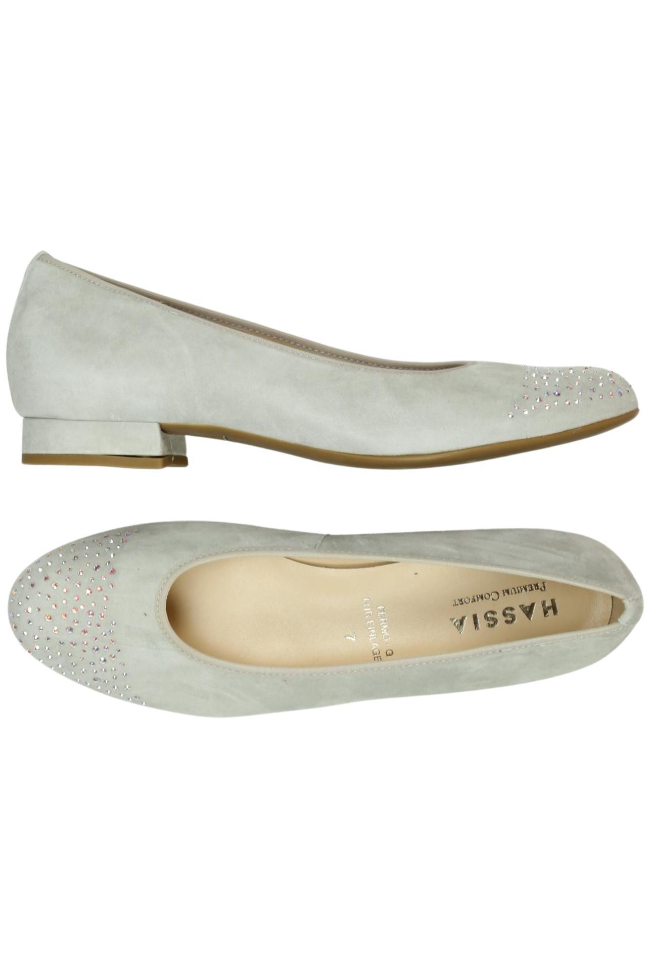 

Hassia Damen Ballerinas, grau, Gr. 7