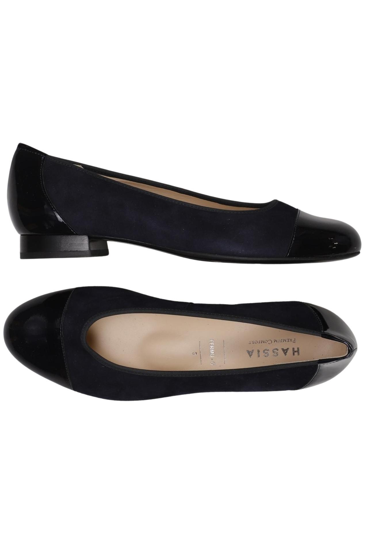 

Hassia Damen Ballerinas, marineblau, Gr. 5