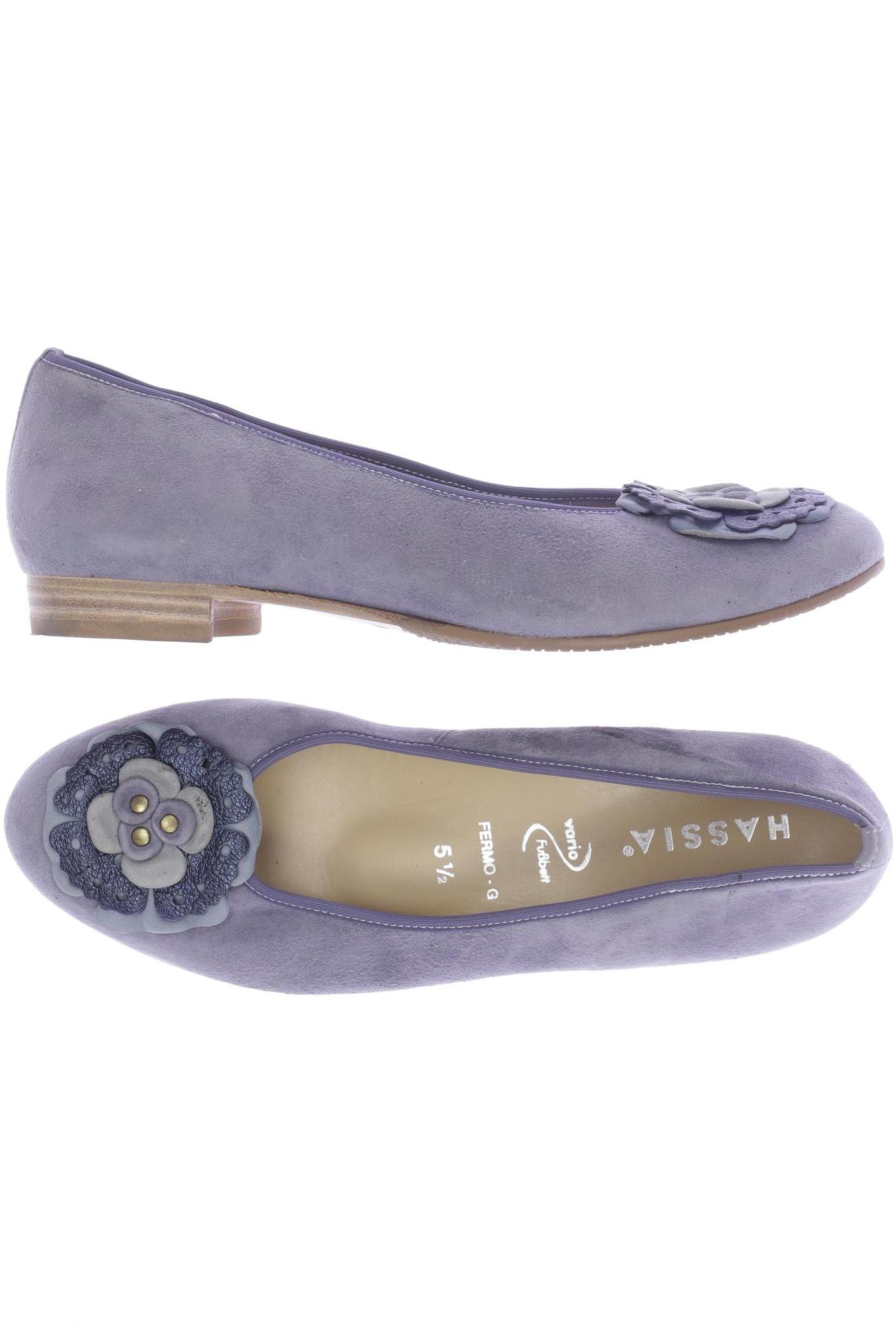 

Hassia Damen Ballerinas, blau, Gr. 5.5