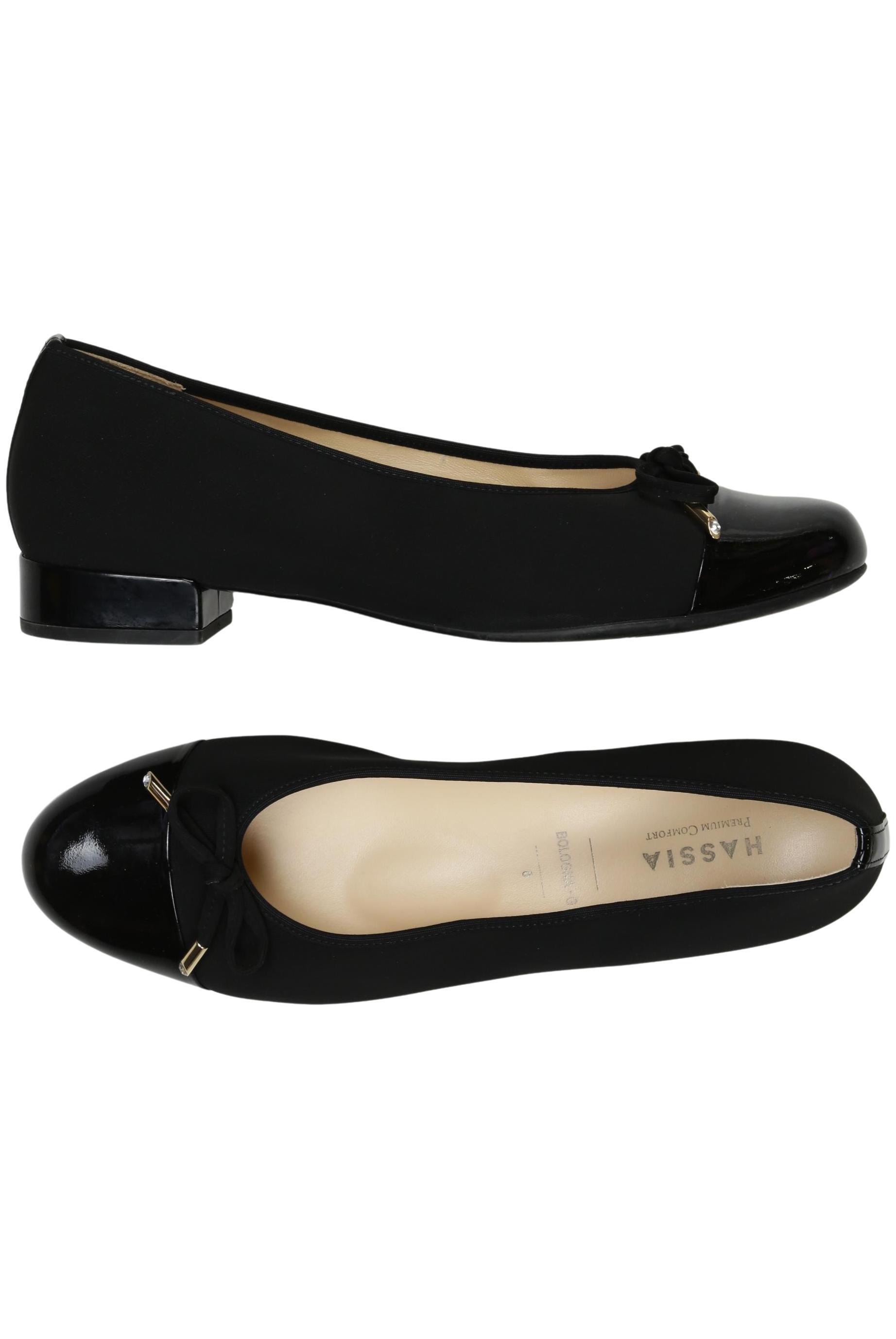 

Hassia Damen Ballerinas, schwarz, Gr. 8