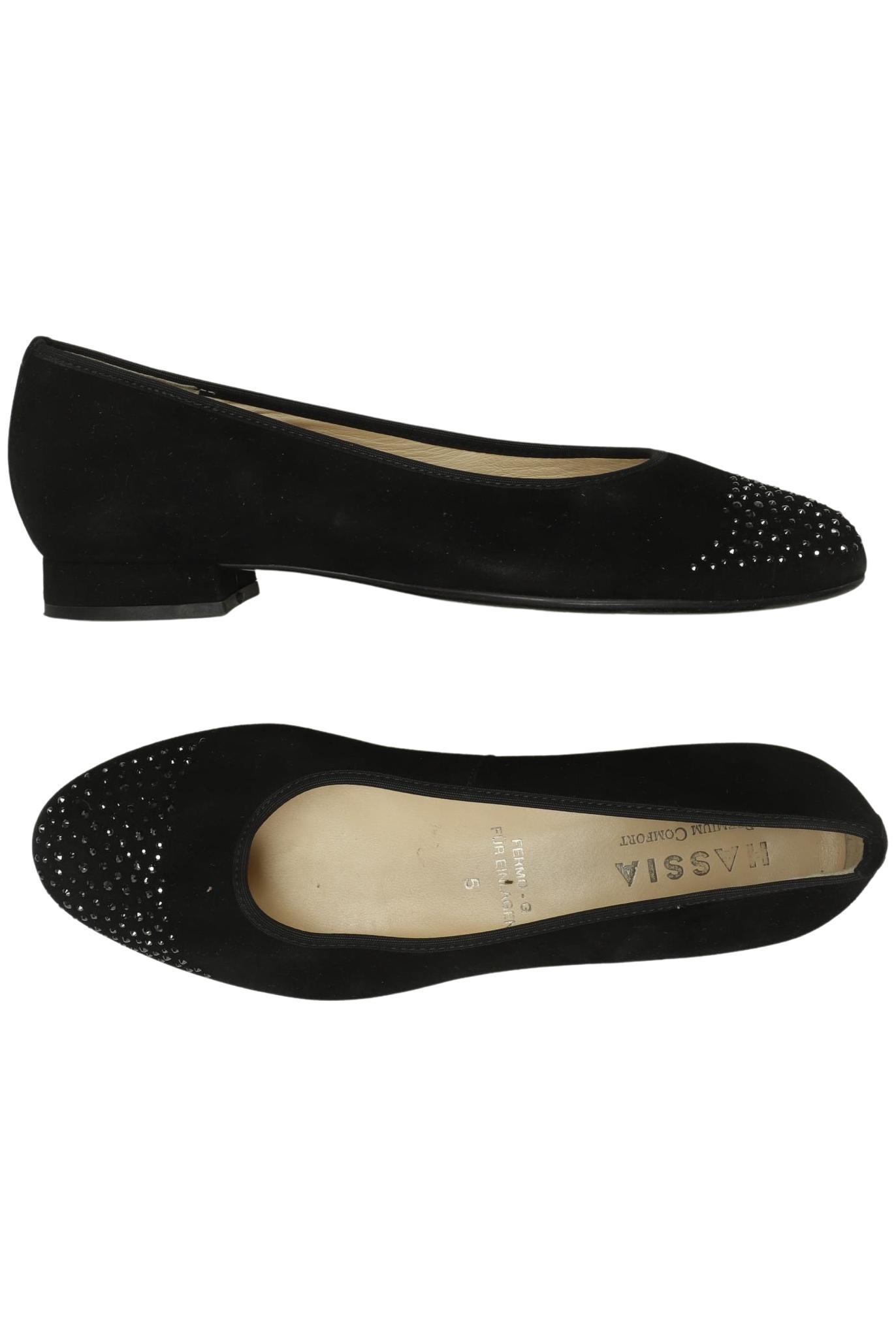 

Hassia Damen Ballerinas, schwarz, Gr. 5