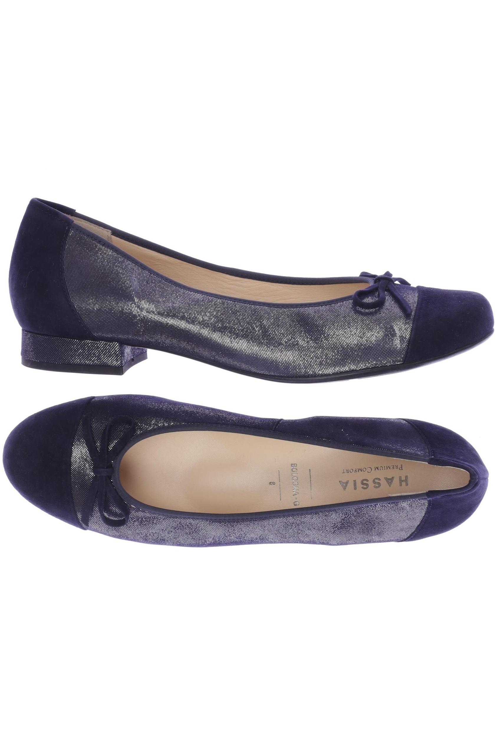 

Hassia Damen Ballerinas, marineblau, Gr. 8