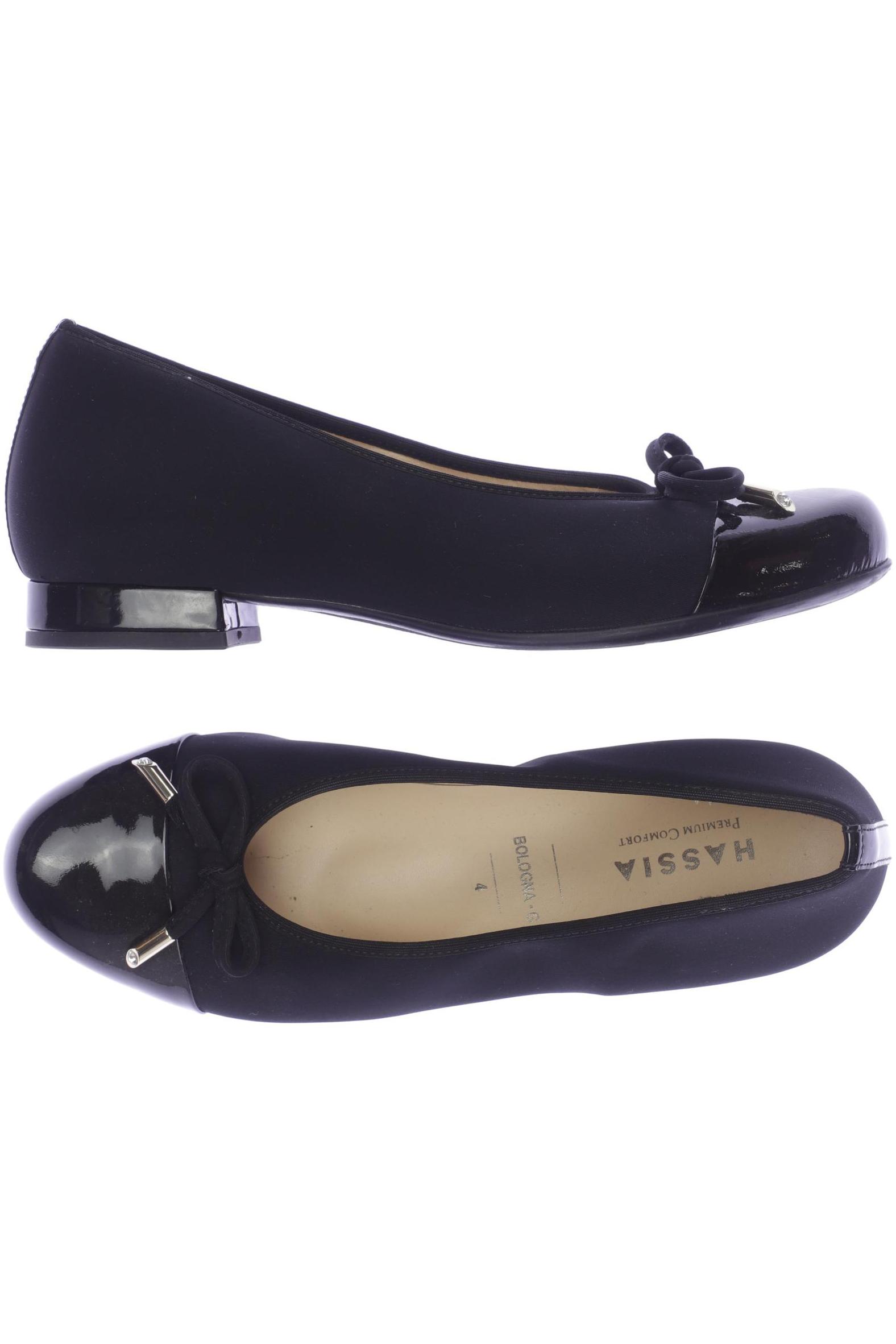 

Hassia Damen Ballerinas, schwarz, Gr. 4
