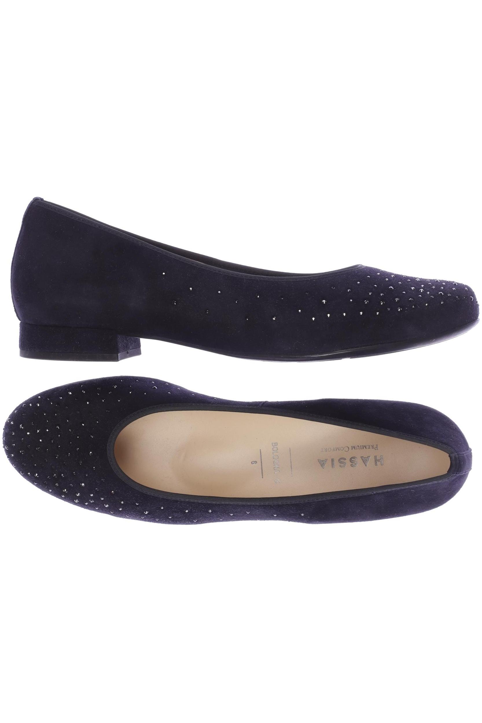 

Hassia Damen Ballerinas, marineblau, Gr. 8