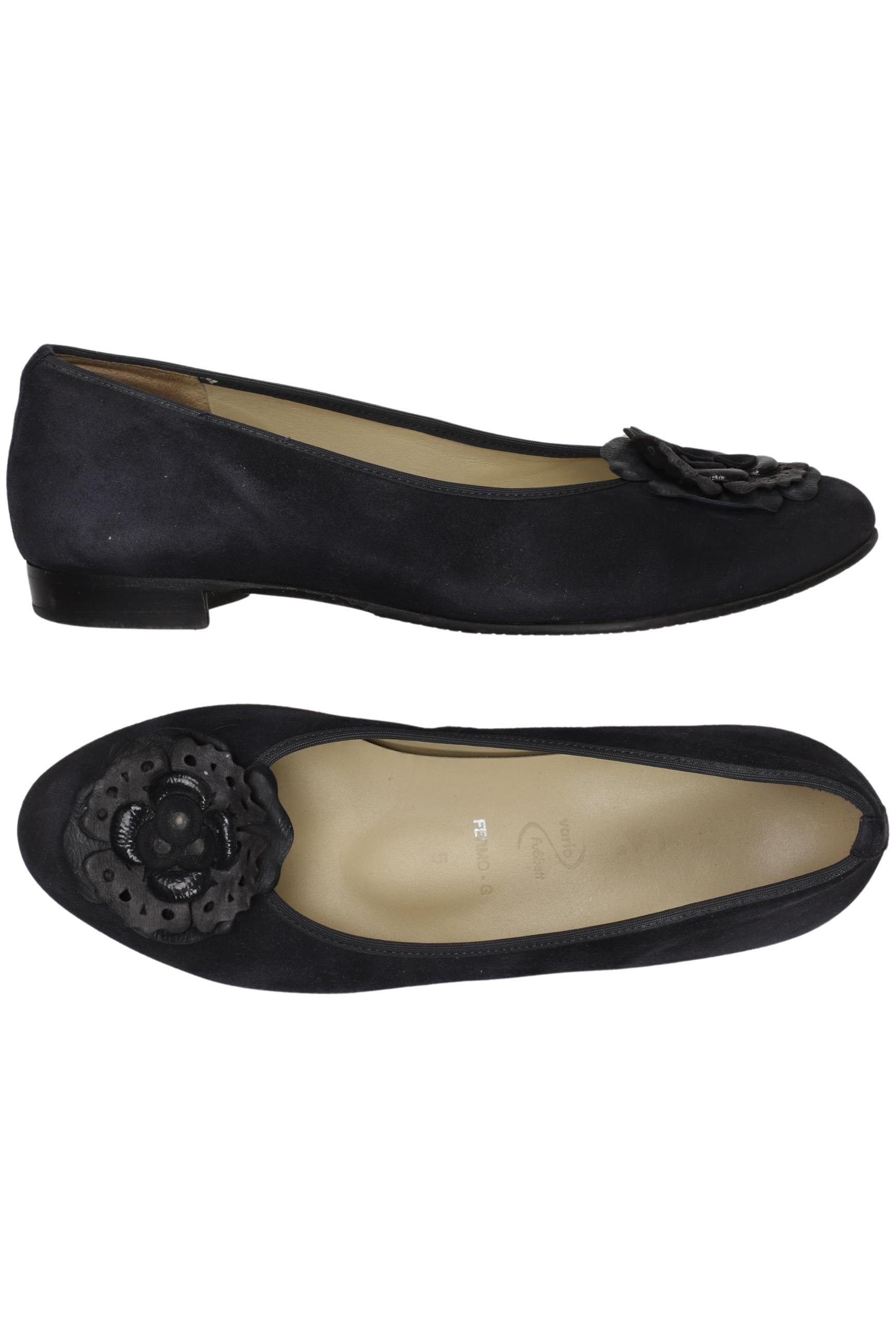 

Hassia Damen Ballerinas, marineblau, Gr. 5