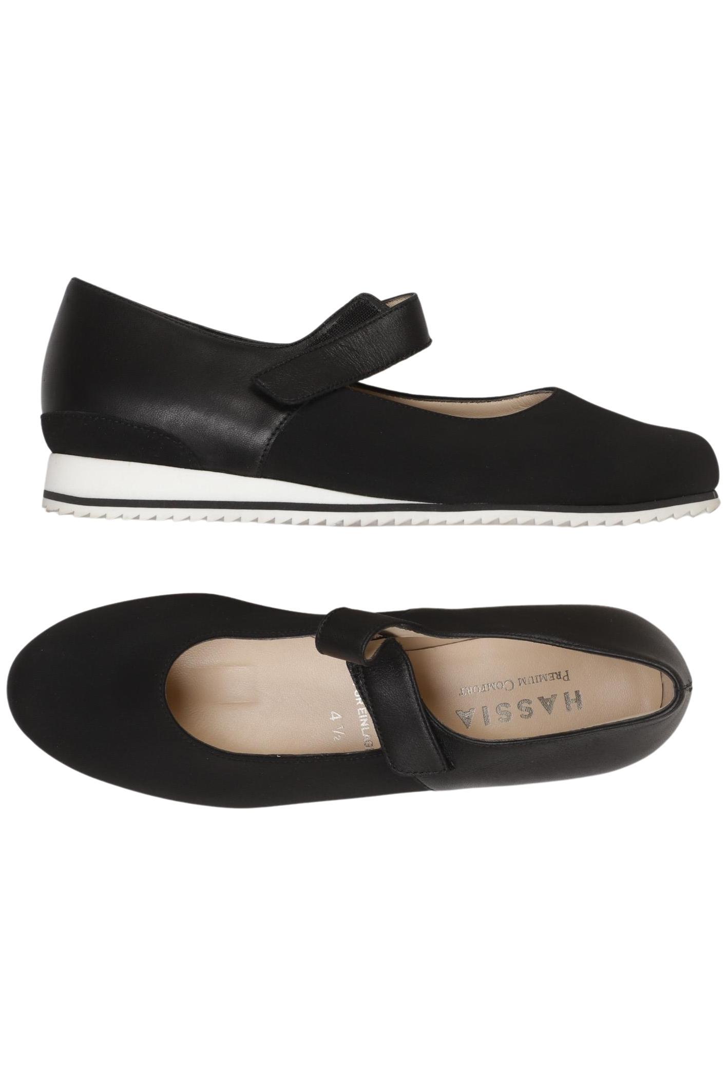 

Hassia Damen Ballerinas, schwarz, Gr. 4.5
