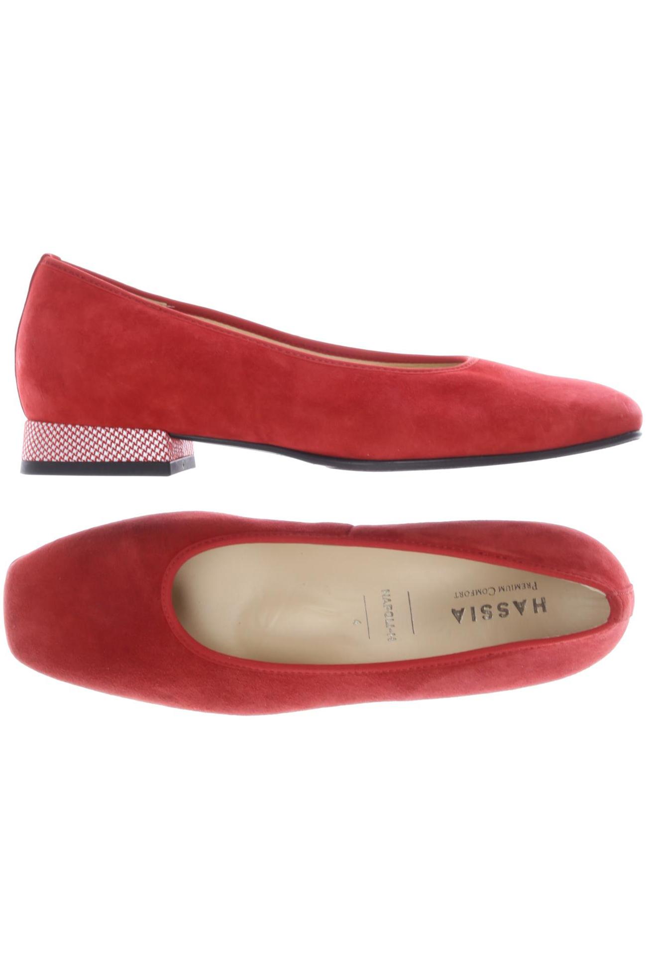 

Hassia Damen Ballerinas, rot, Gr. 4