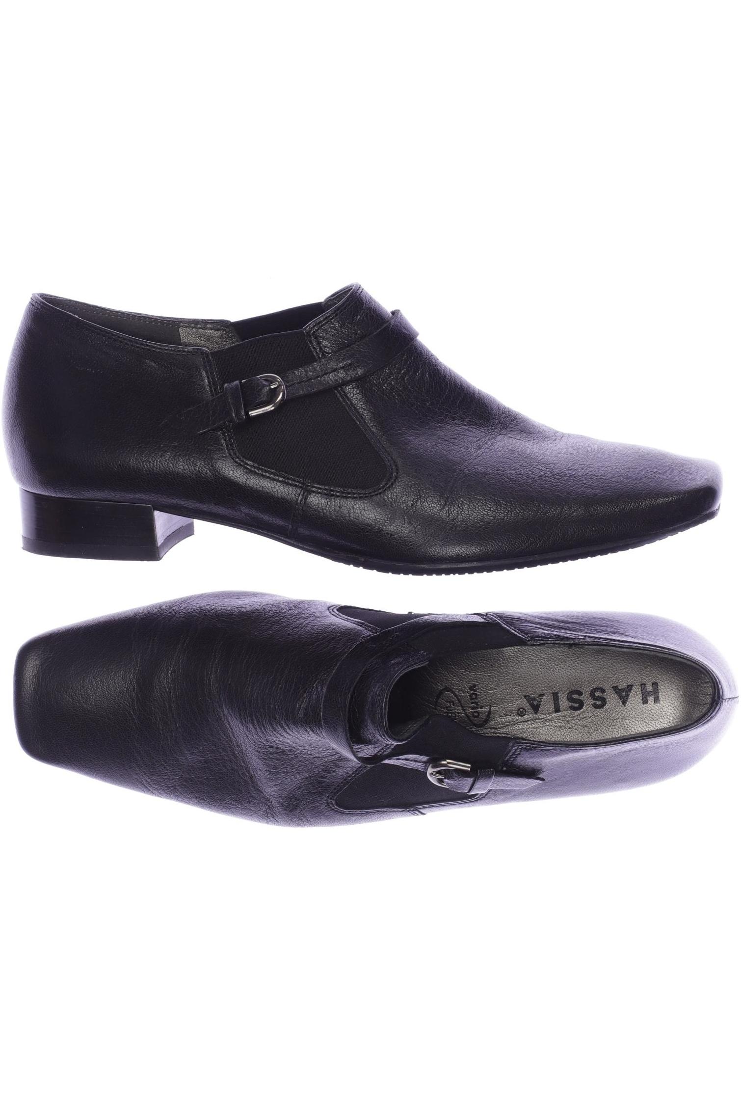 

Hassia Damen Halbschuh, schwarz, Gr. 4