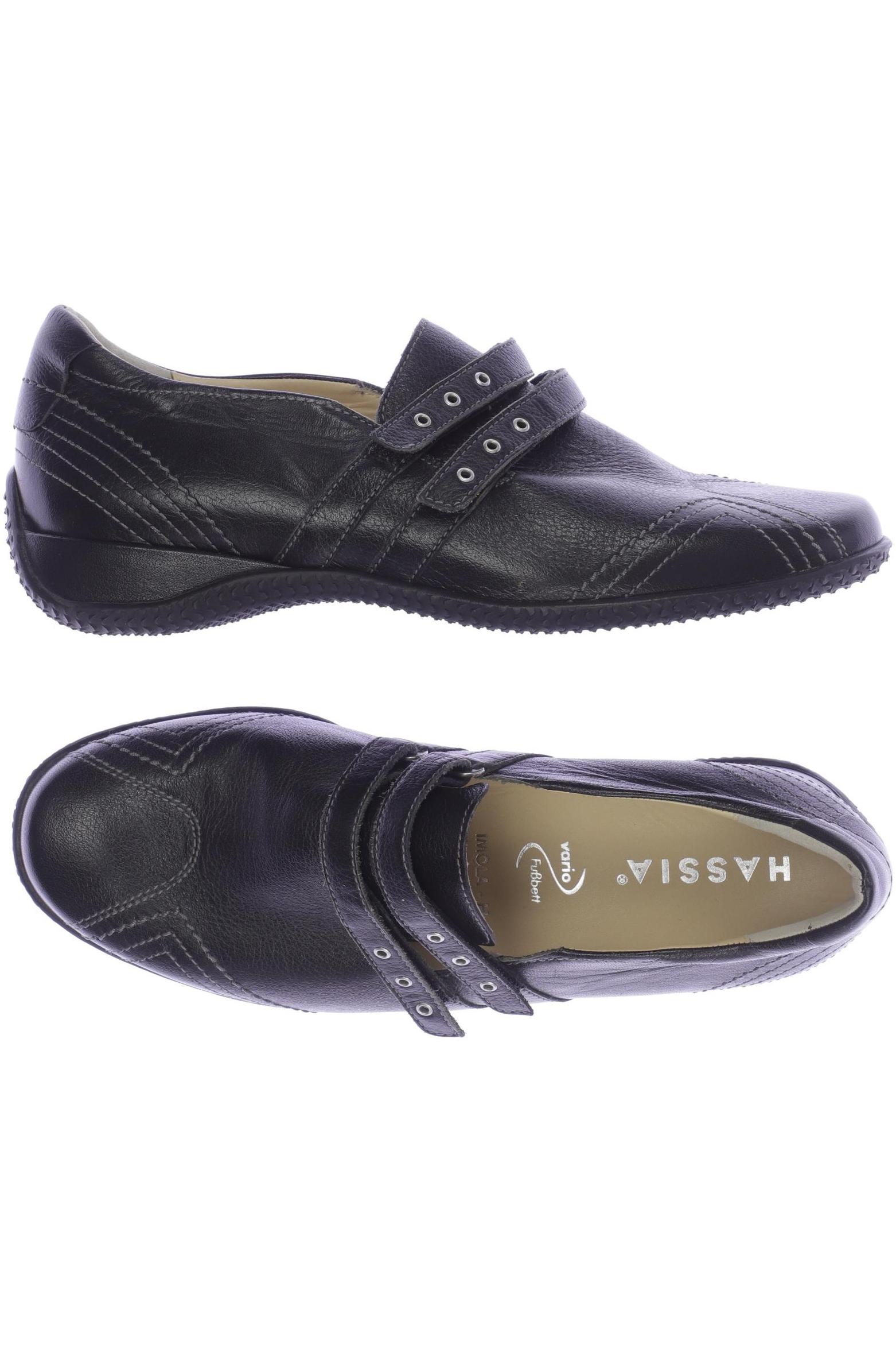

HASSIA Damen Halbschuh, schwarz