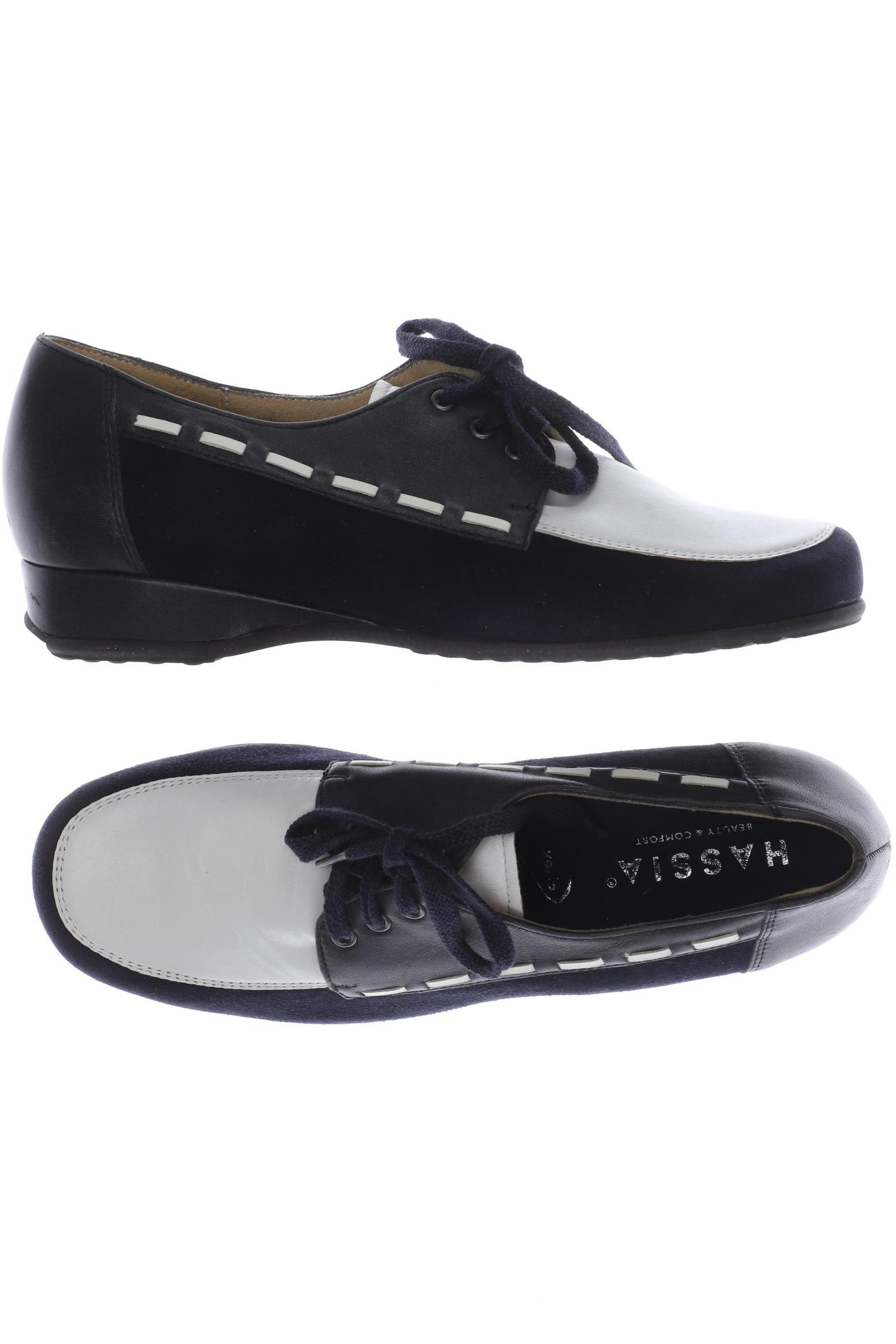 

Hassia Damen Halbschuh, marineblau, Gr. 4