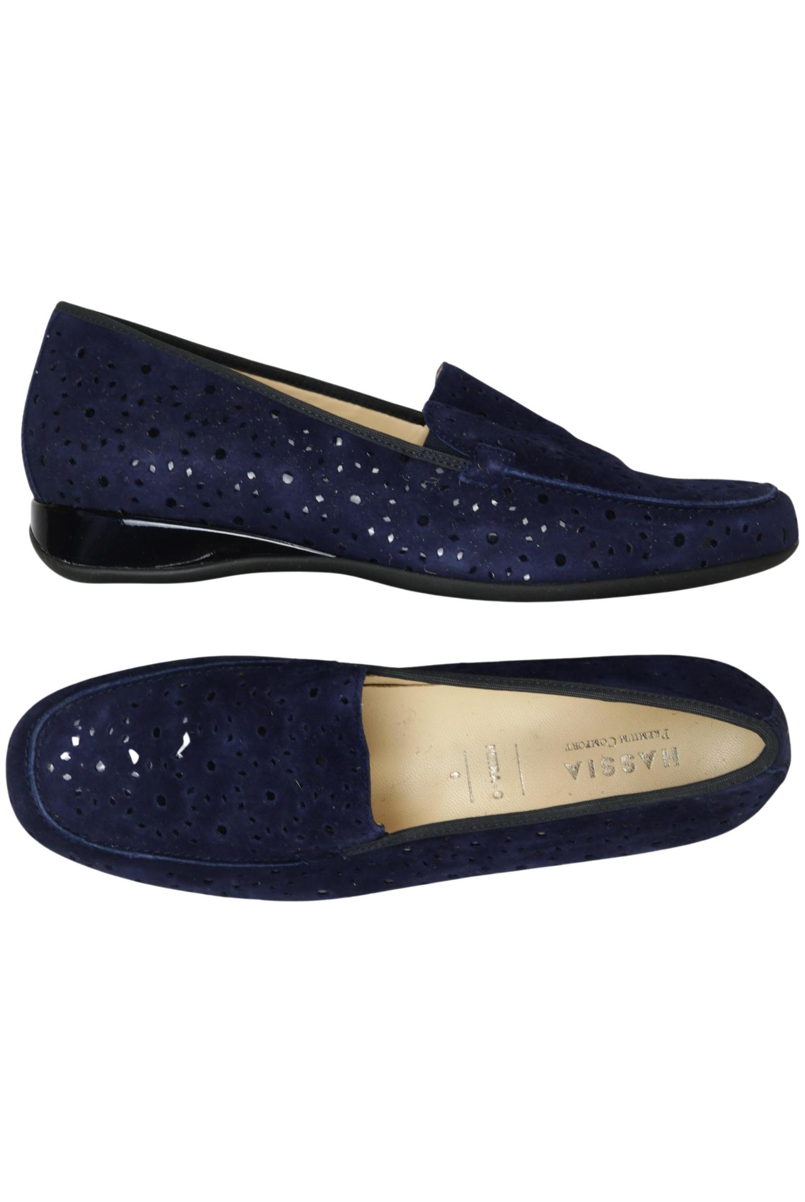 

Hassia Damen Halbschuh, marineblau, Gr. 6