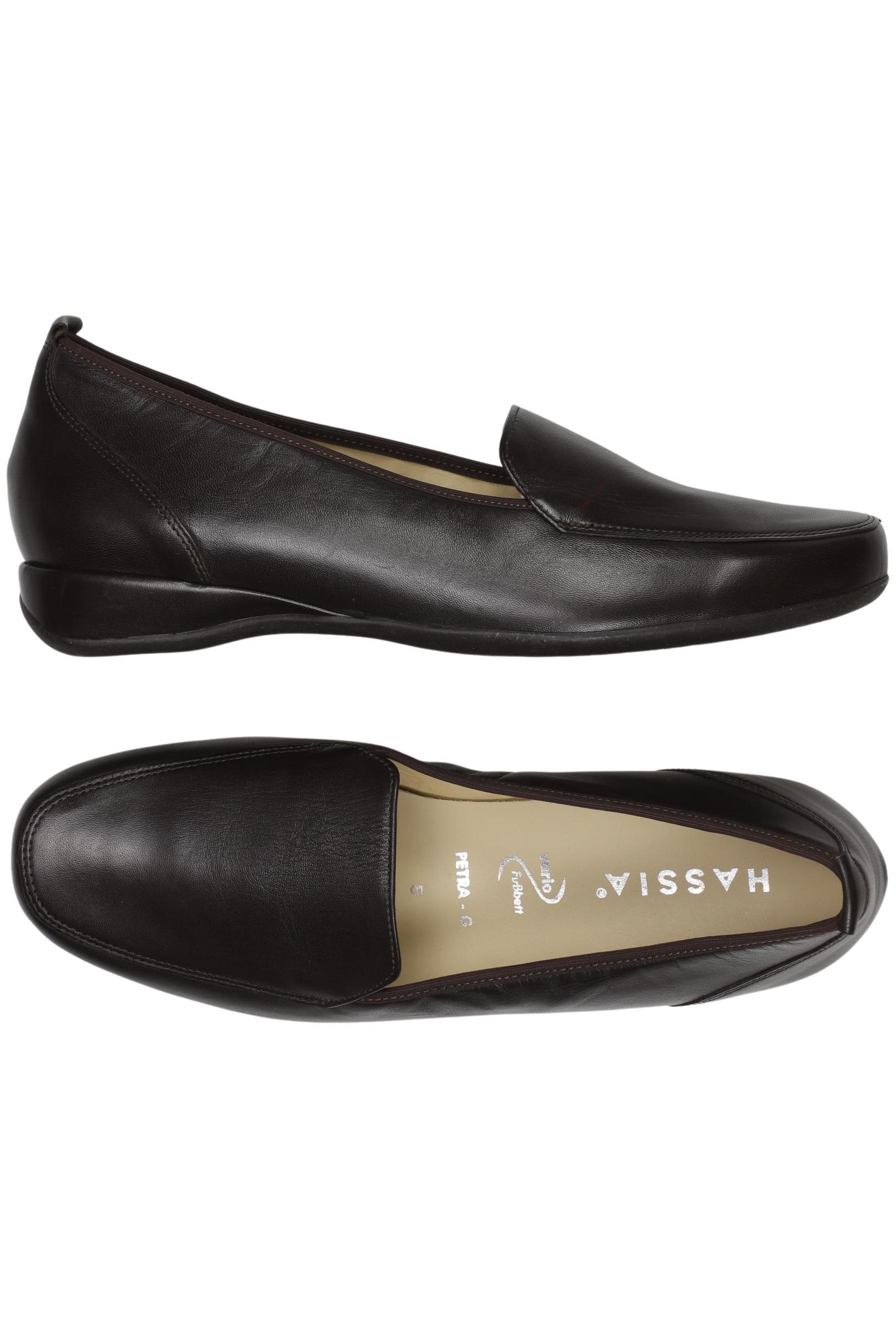 

Hassia Damen Halbschuh, braun, Gr. 5
