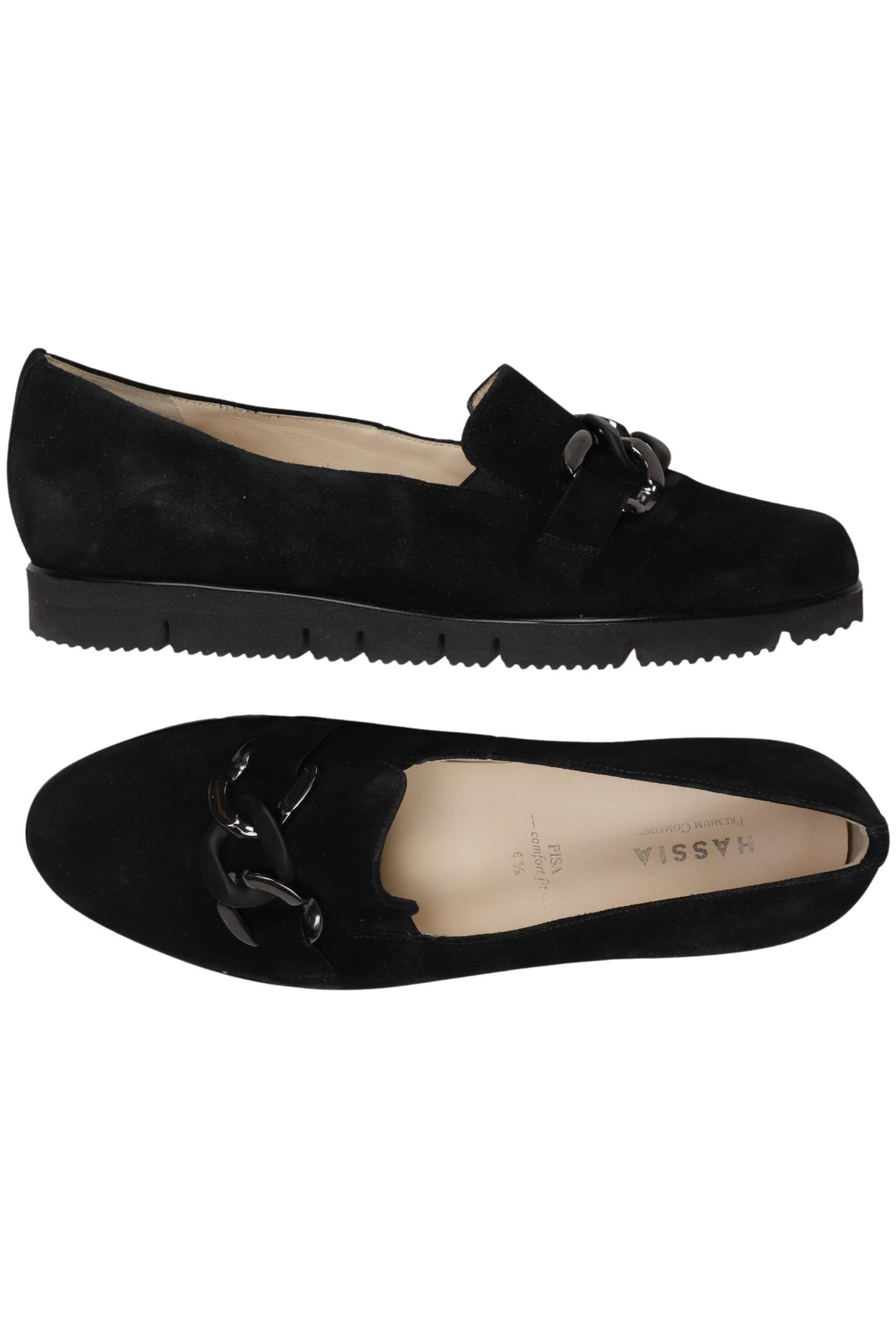 

Hassia Damen Halbschuh, schwarz, Gr. 6.5