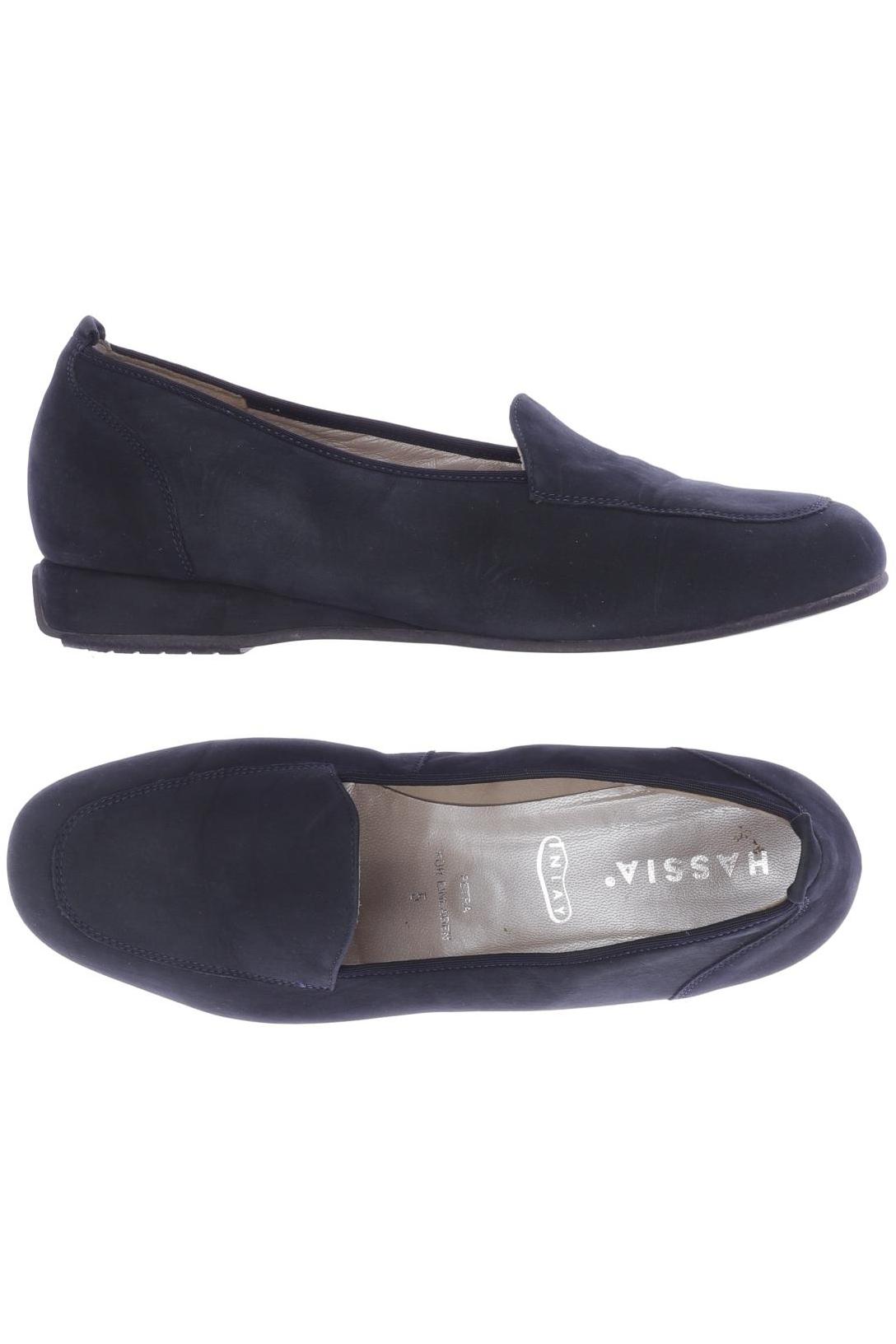 

Hassia Damen Halbschuh, marineblau, Gr. 5