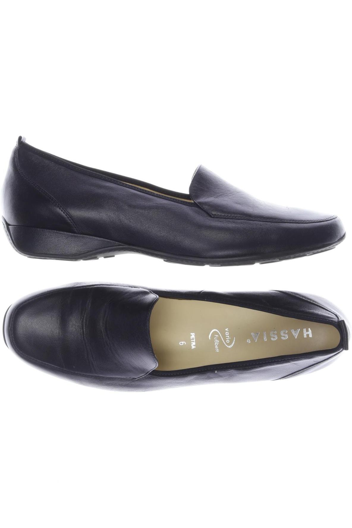 

Hassia Damen Halbschuh, marineblau, Gr. 6