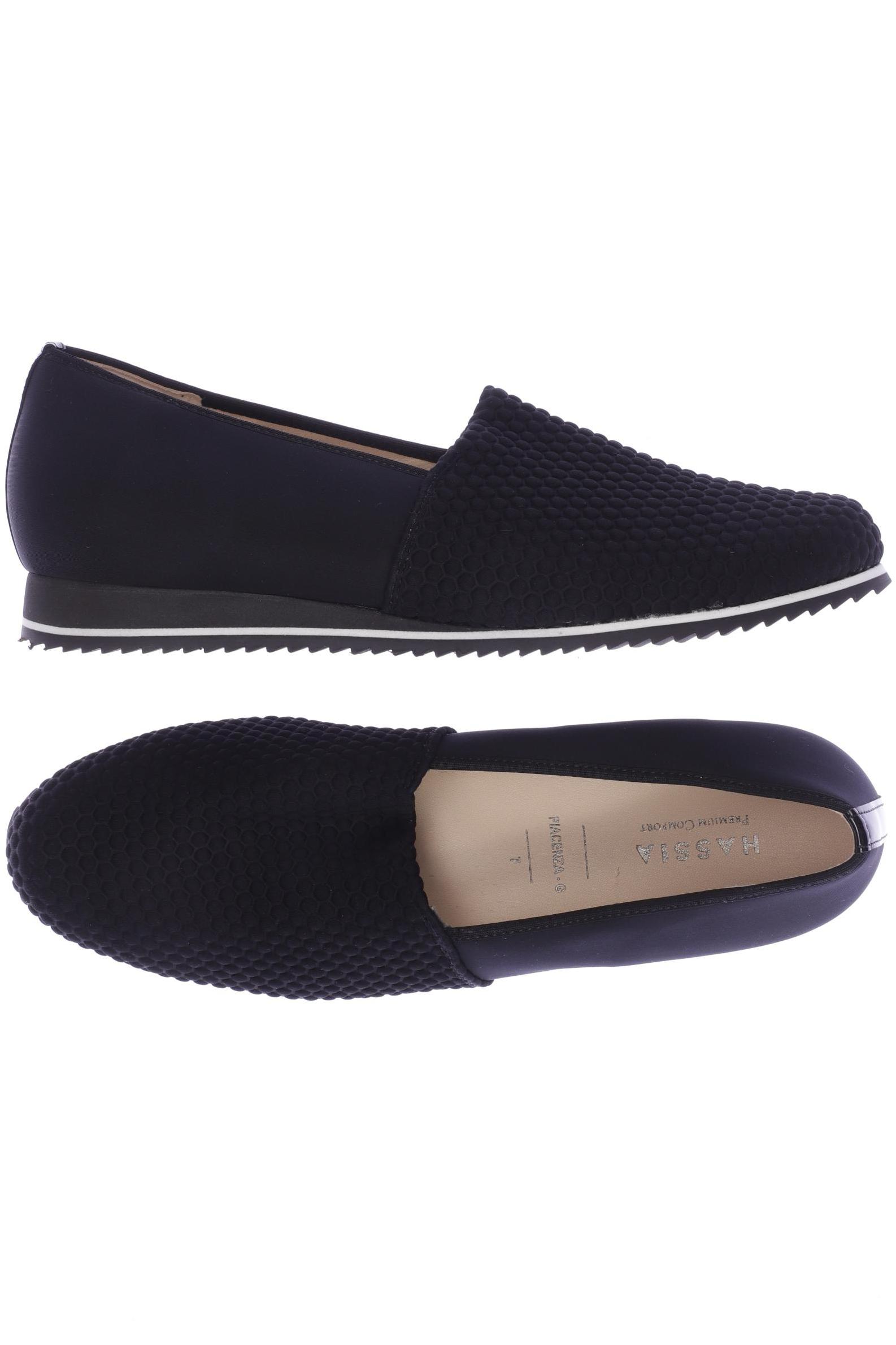 

Hassia Damen Halbschuh, schwarz, Gr. 7