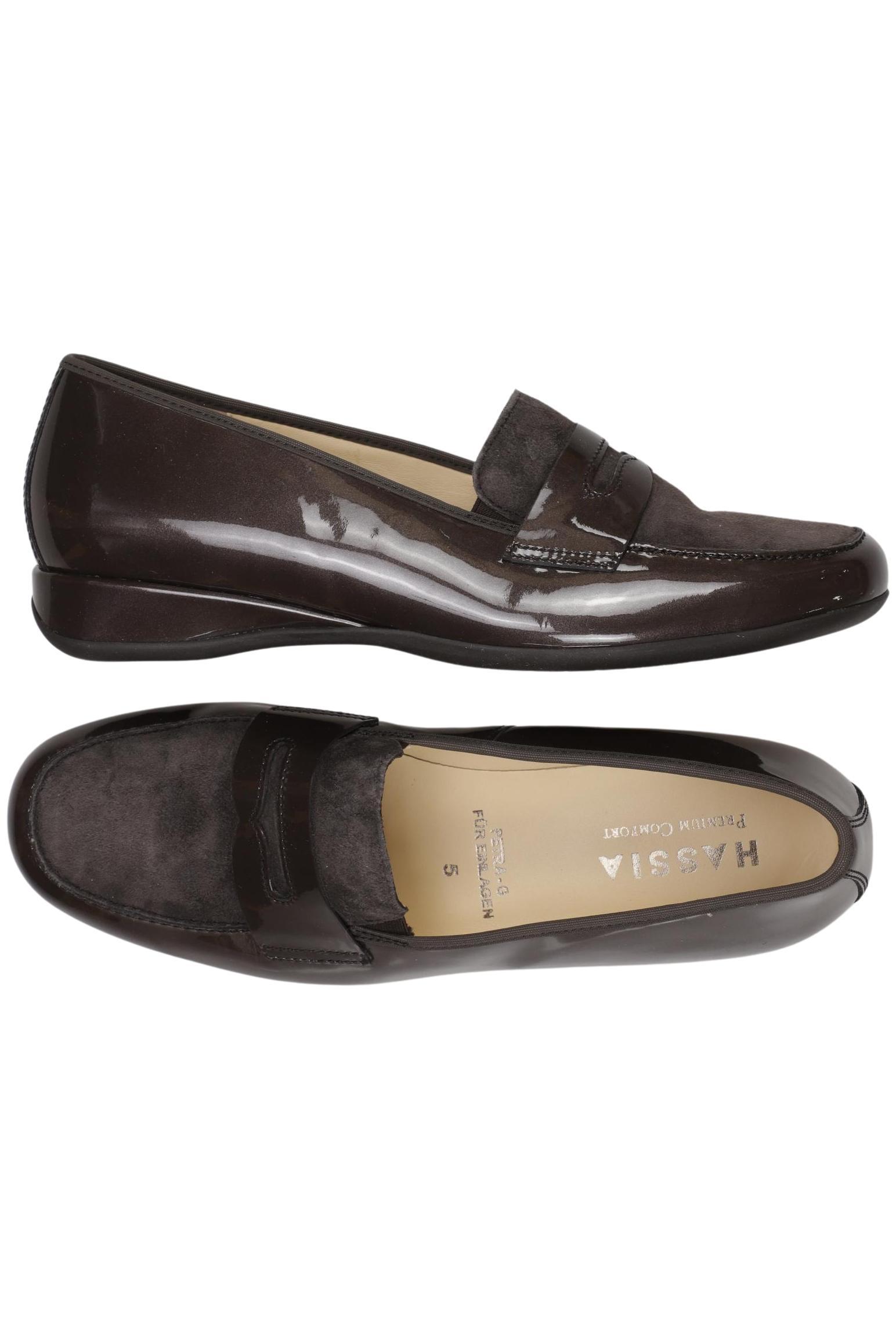 

Hassia Damen Halbschuh, braun, Gr. 5