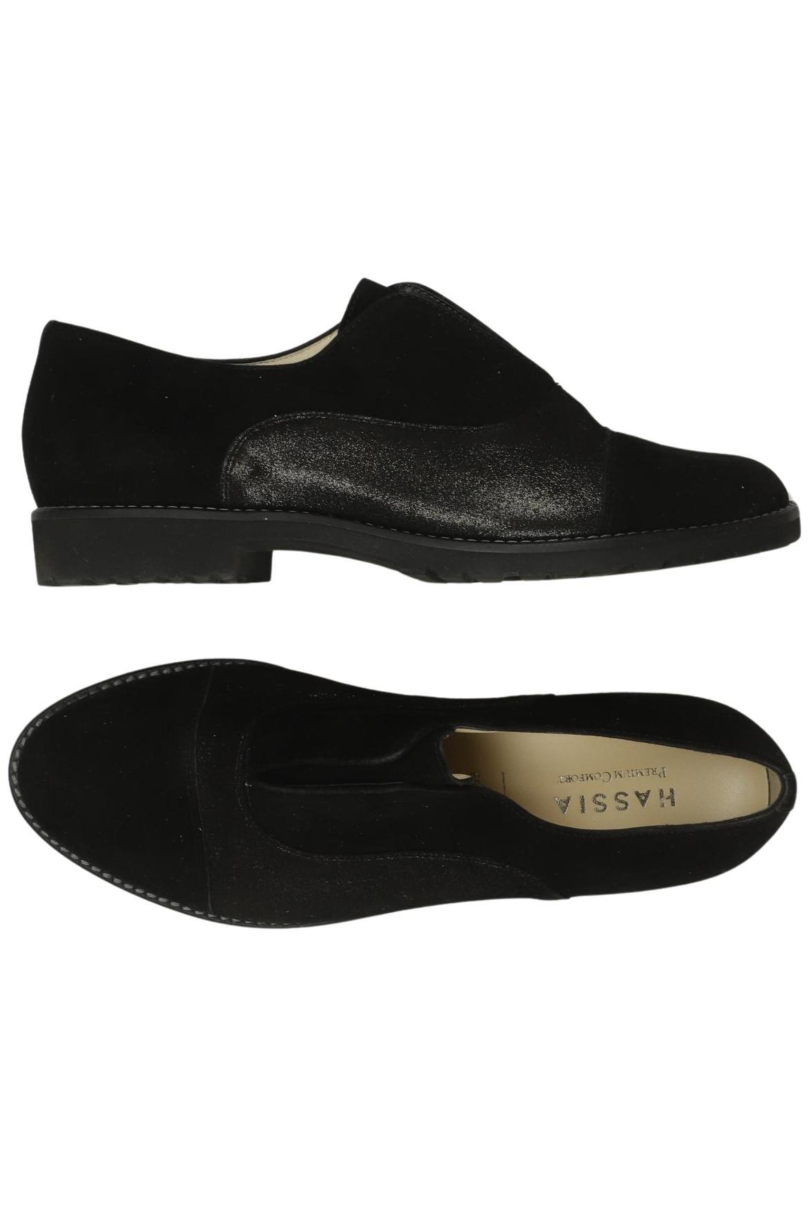 

Hassia Damen Halbschuh, schwarz, Gr. 4.5