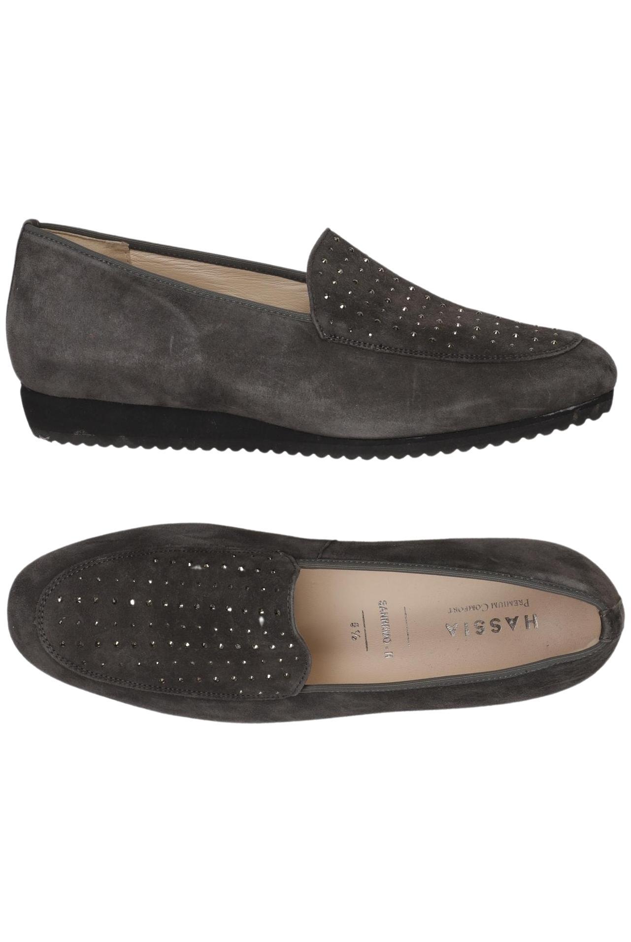 

Hassia Damen Halbschuh, grau, Gr. 5.5