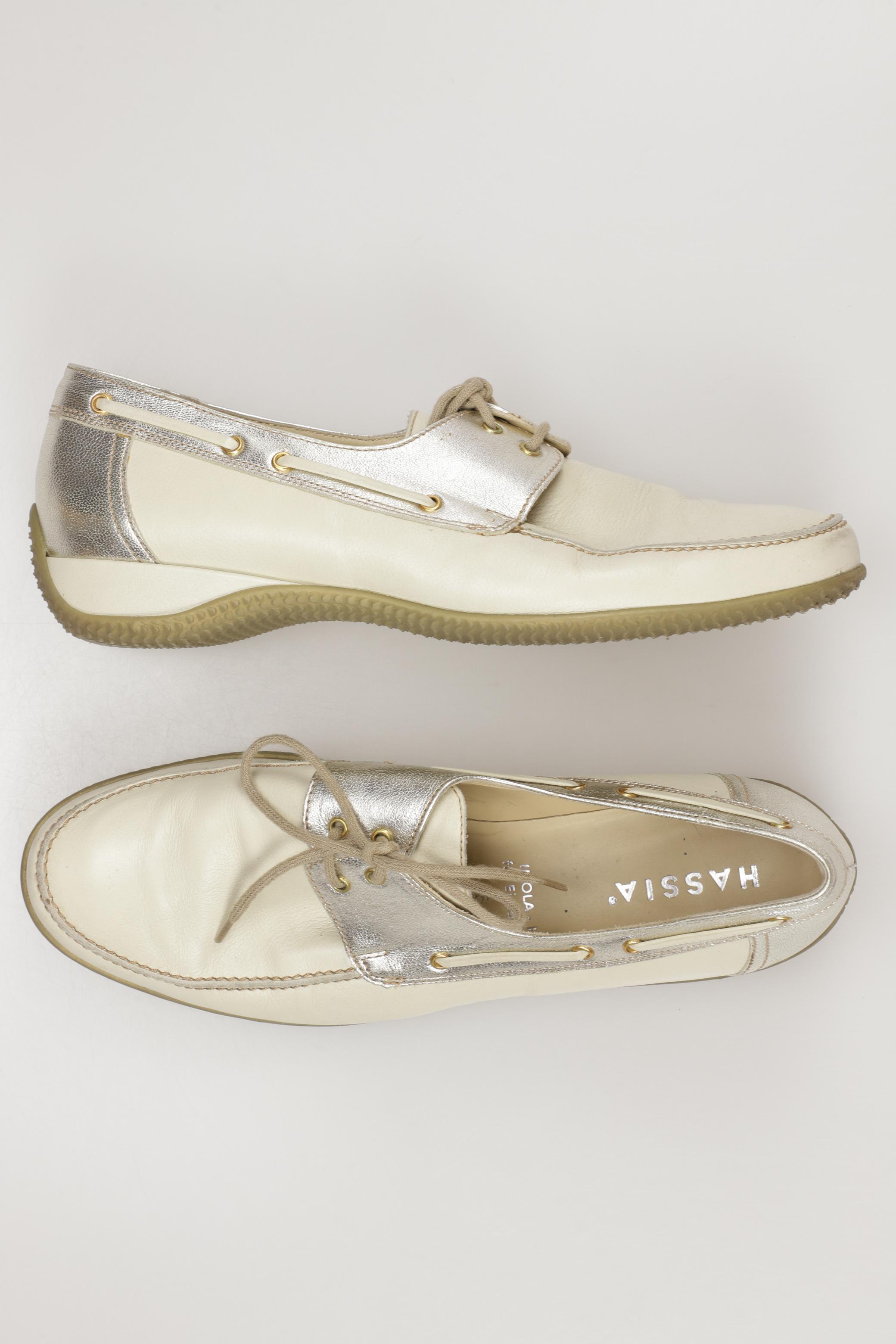 

Hassia Damen Halbschuh, cremeweiß, Gr. 6.5
